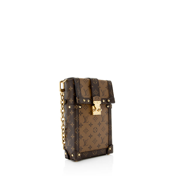 Louis Vuitton Reverse Monogram Pochette Trunk Vertical Shoulder Bag (S –  LuxeDH