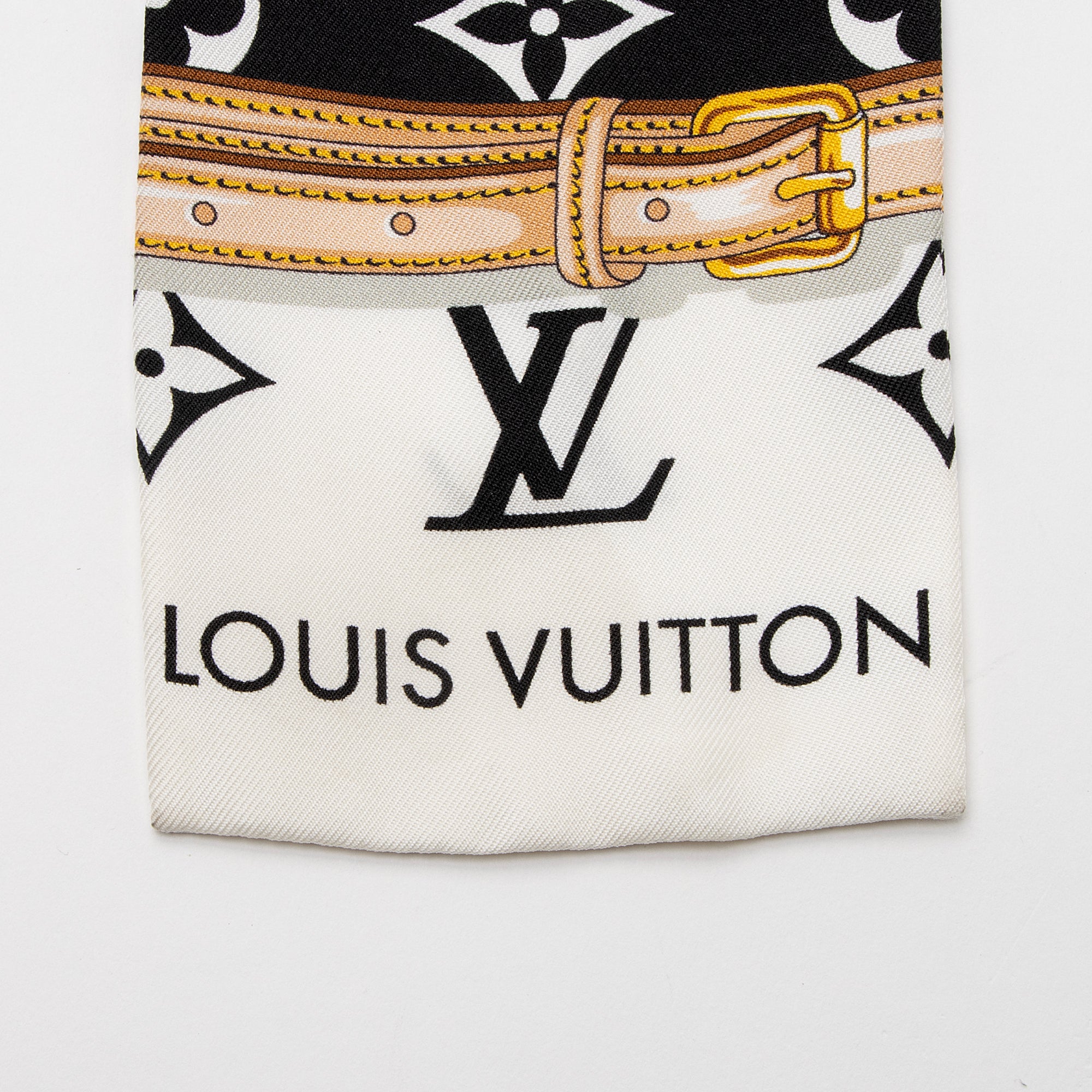Louis Vuitton Silk Confidential Bandeau Scarf (SHF-KHxWXz)