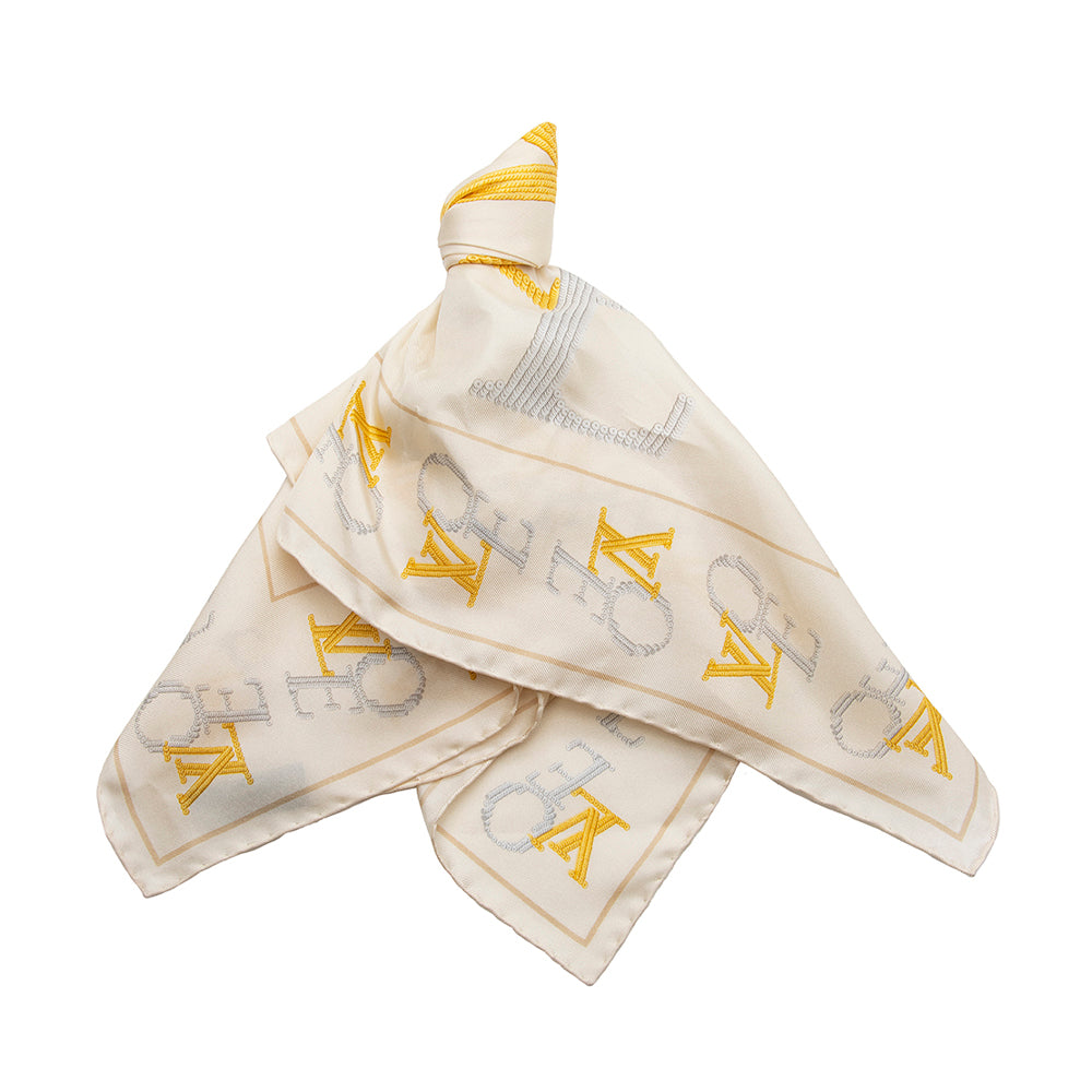 Louis Vuitton Silk Love Bandana Scarf (SHF-21873)
