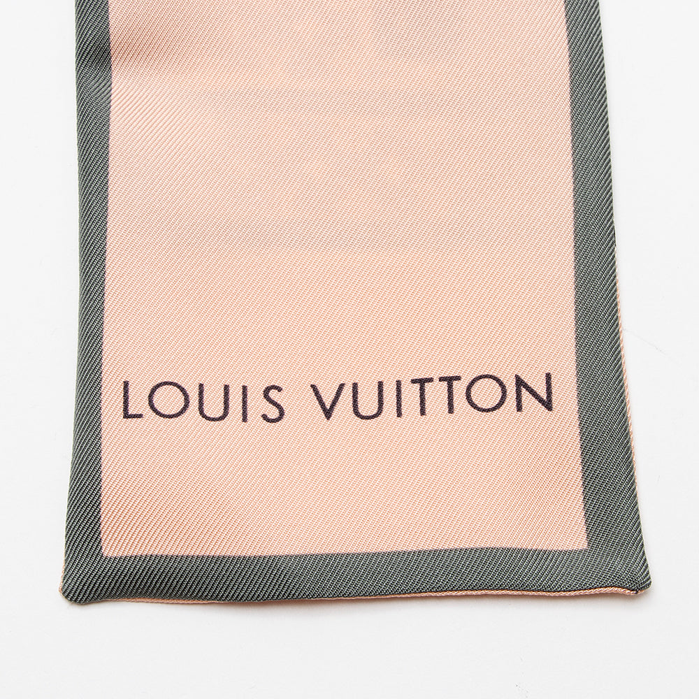 Louis Vuitton Silk Trunks Bandeau Scarf (SHF-21872)