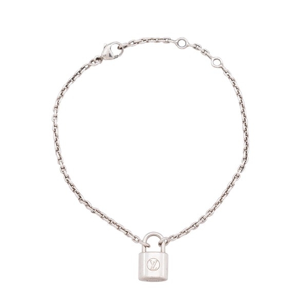 Louis Vuitton Lockit Sterling Silver Bracelet