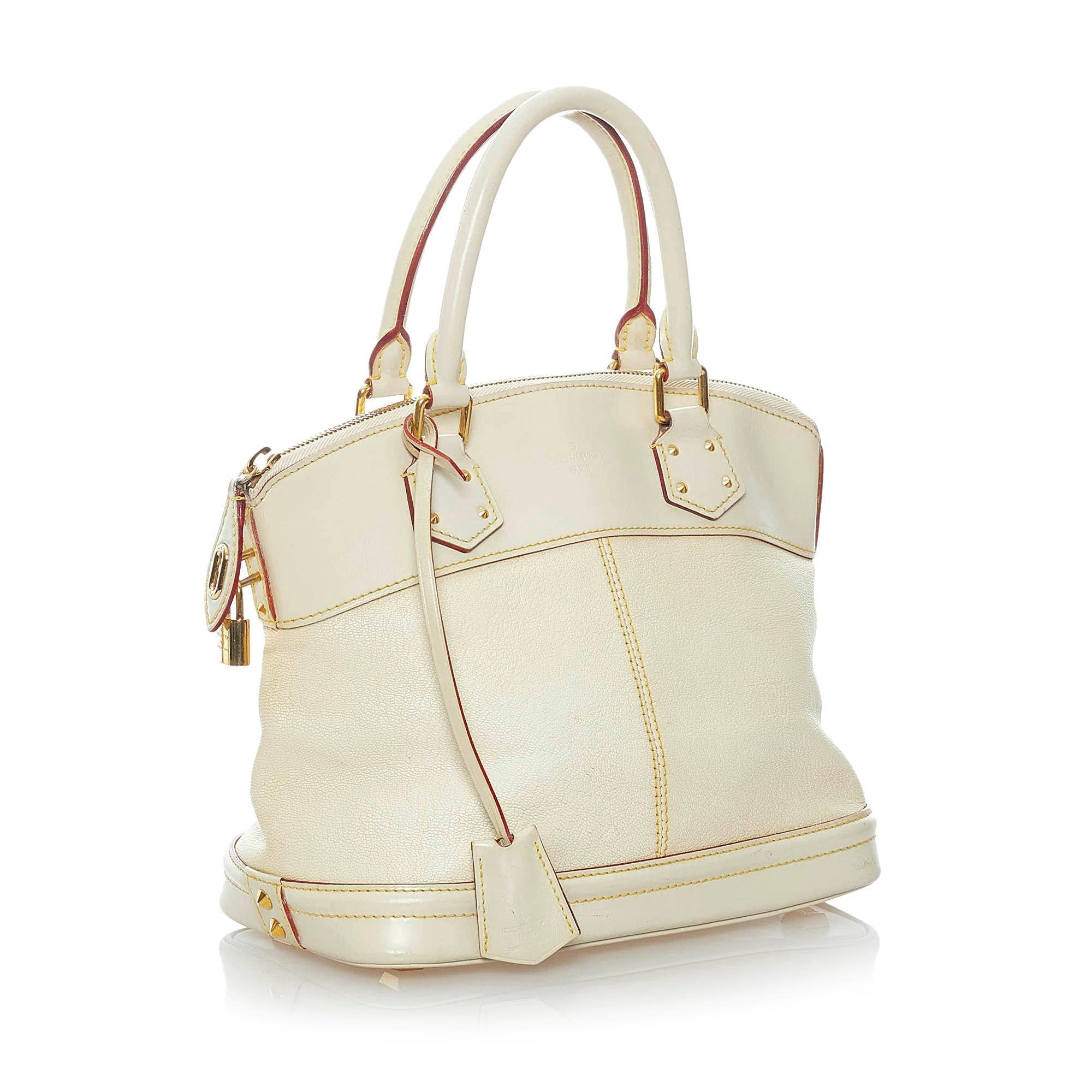 Louis Vuitton Suhali Lockit MM (SHG-30640)