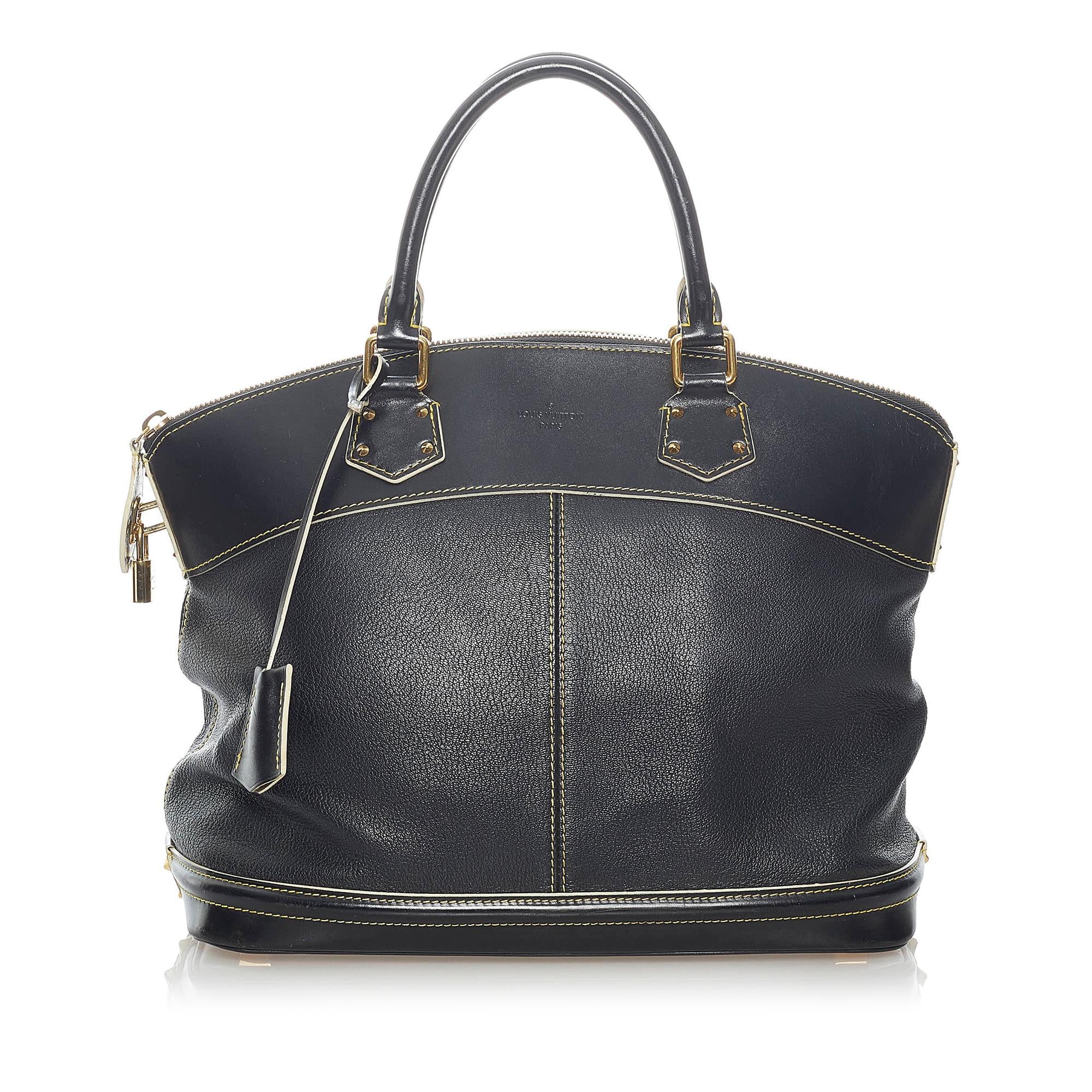 Louis Vuitton Suhali Lockit MM (SHG-31635)