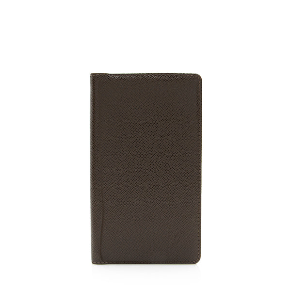 Louis Vuitton Men's Taiga Leather Pocket Organizer Card Holder M63408 –  Luxuria & Co.