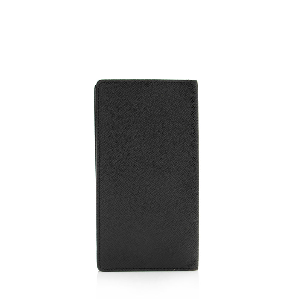 Louis Vuitton Taiga Leather Porte-Valeurs Cartes Card Holder (SHF-17594)