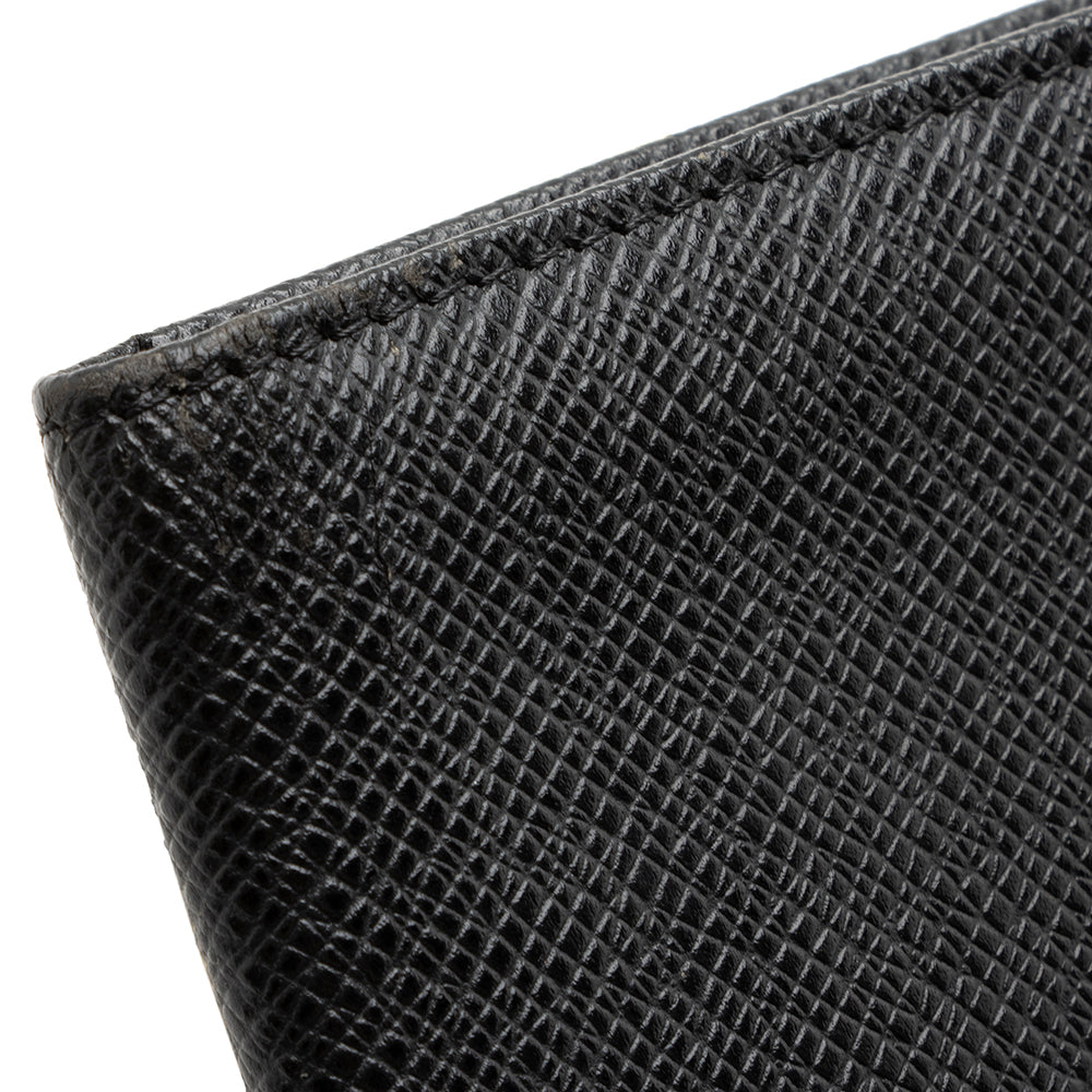 Louis Vuitton Taiga Leather Porte-Valeurs Cartes Card Holder (SHF-17594)