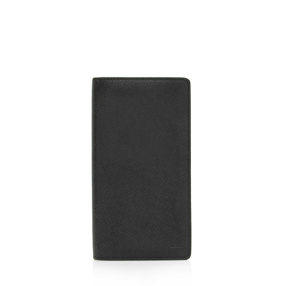 Louis Vuitton Taiga Leather Porte-Valeurs Cartes Card Holder (SHF-17594)