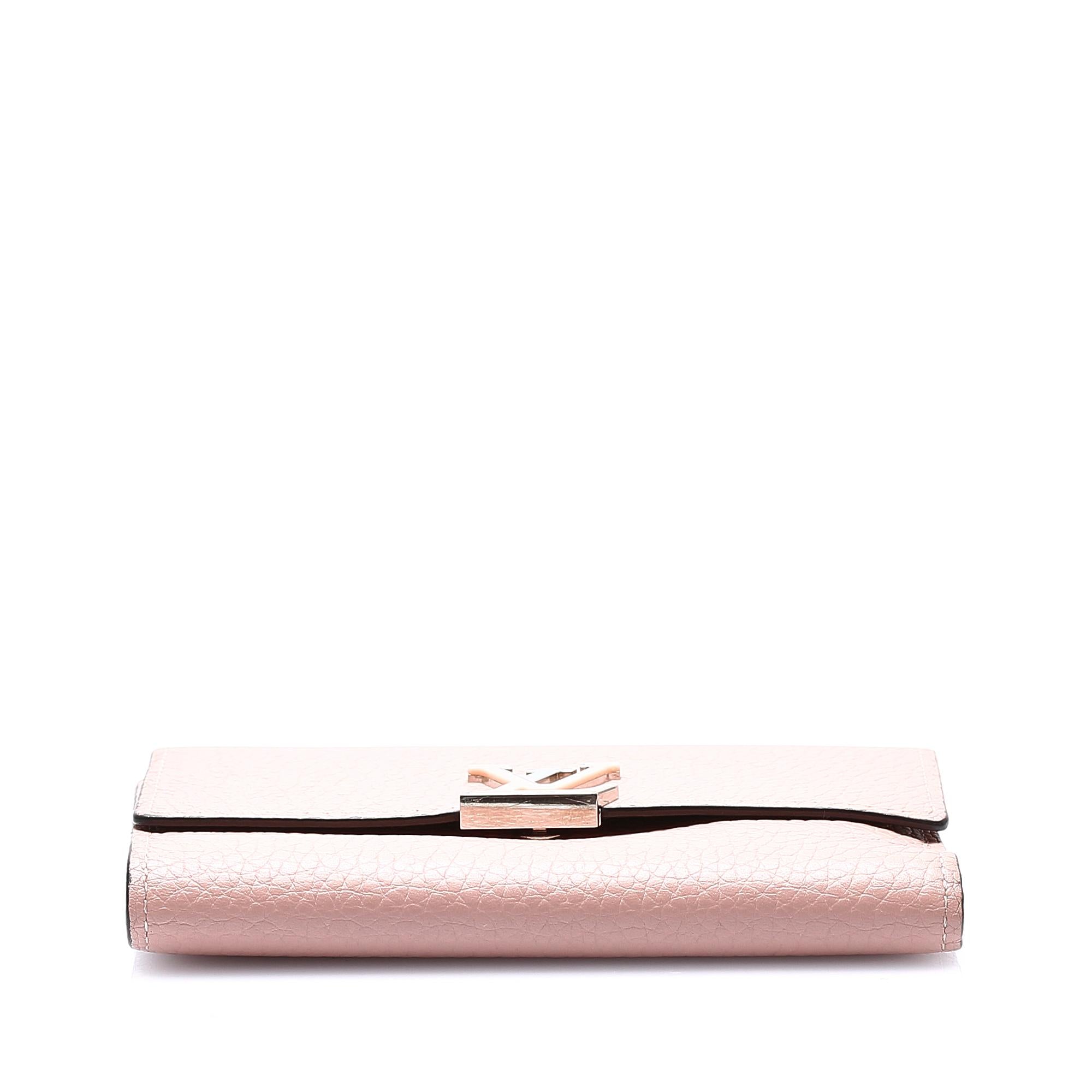 Louis Vuitton Taurillon Capucines Compact Wallet (SHG-28954)
