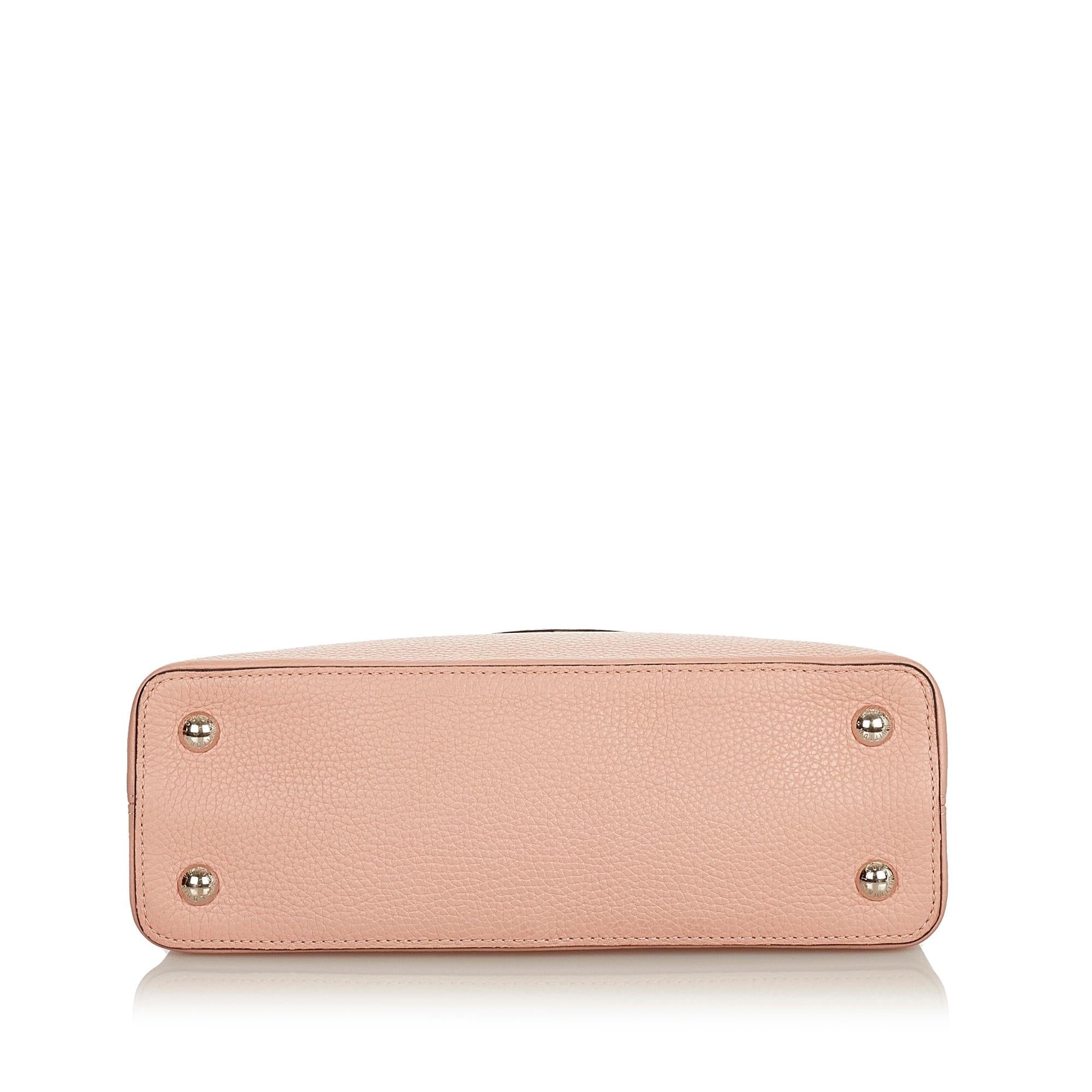 Louis Vuitton Taurillon Capucines PM (SHG-26073)