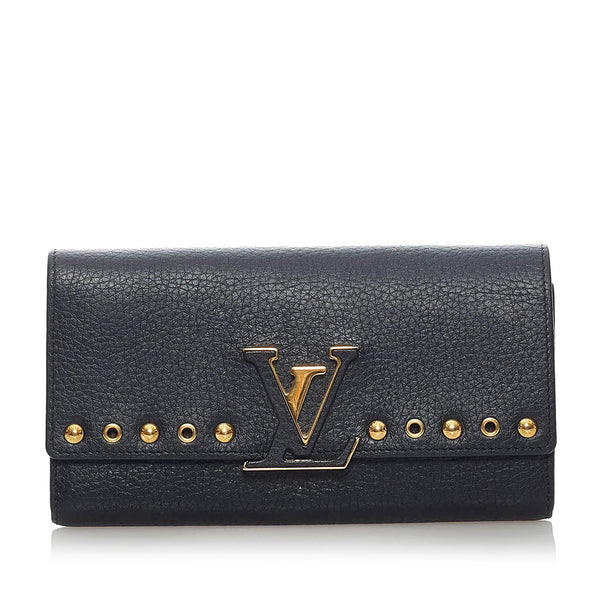 Louis Vuitton Capucines Womens Folding Wallets