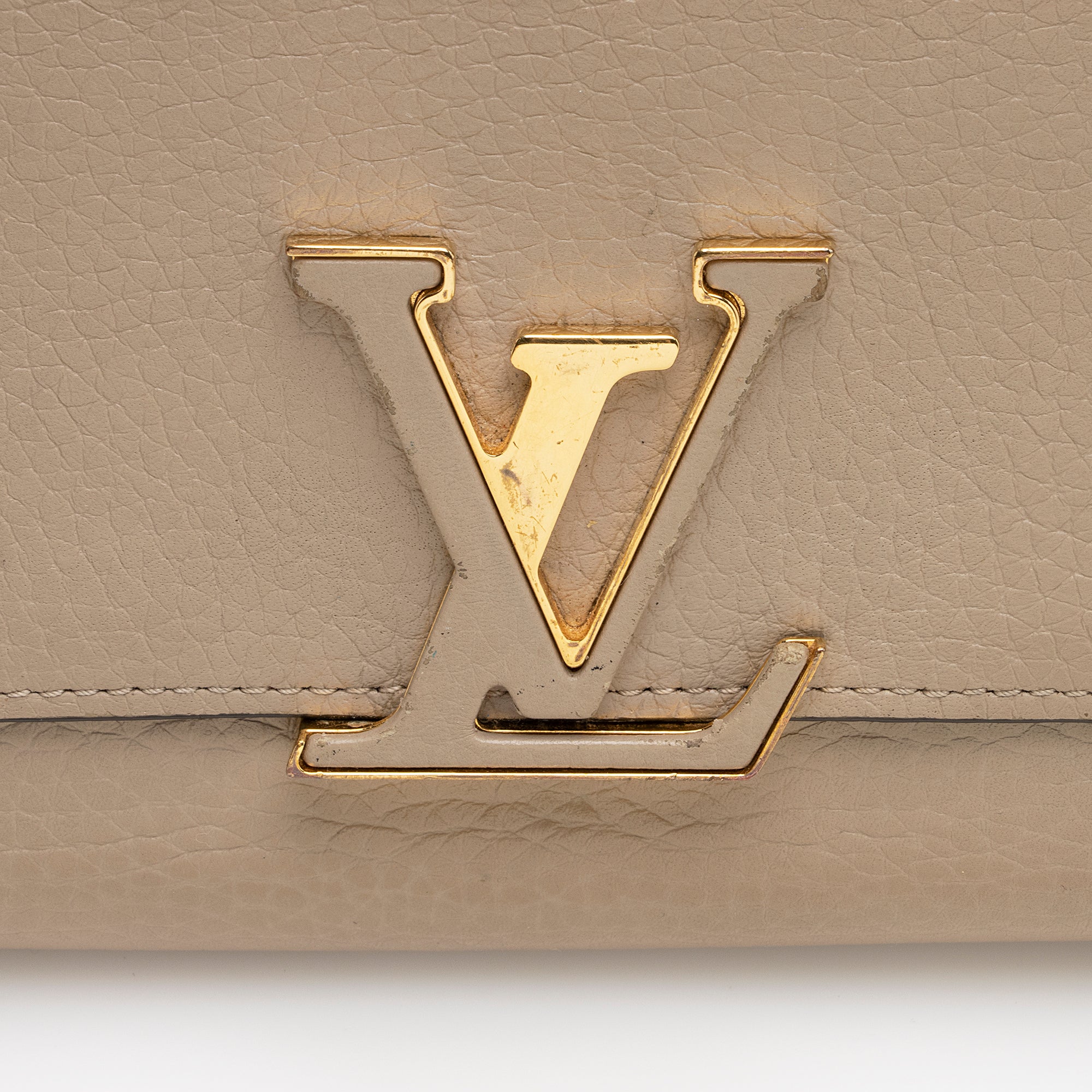 Louis Vuitton Taurillon Capucines Wallet (SHF-22324)