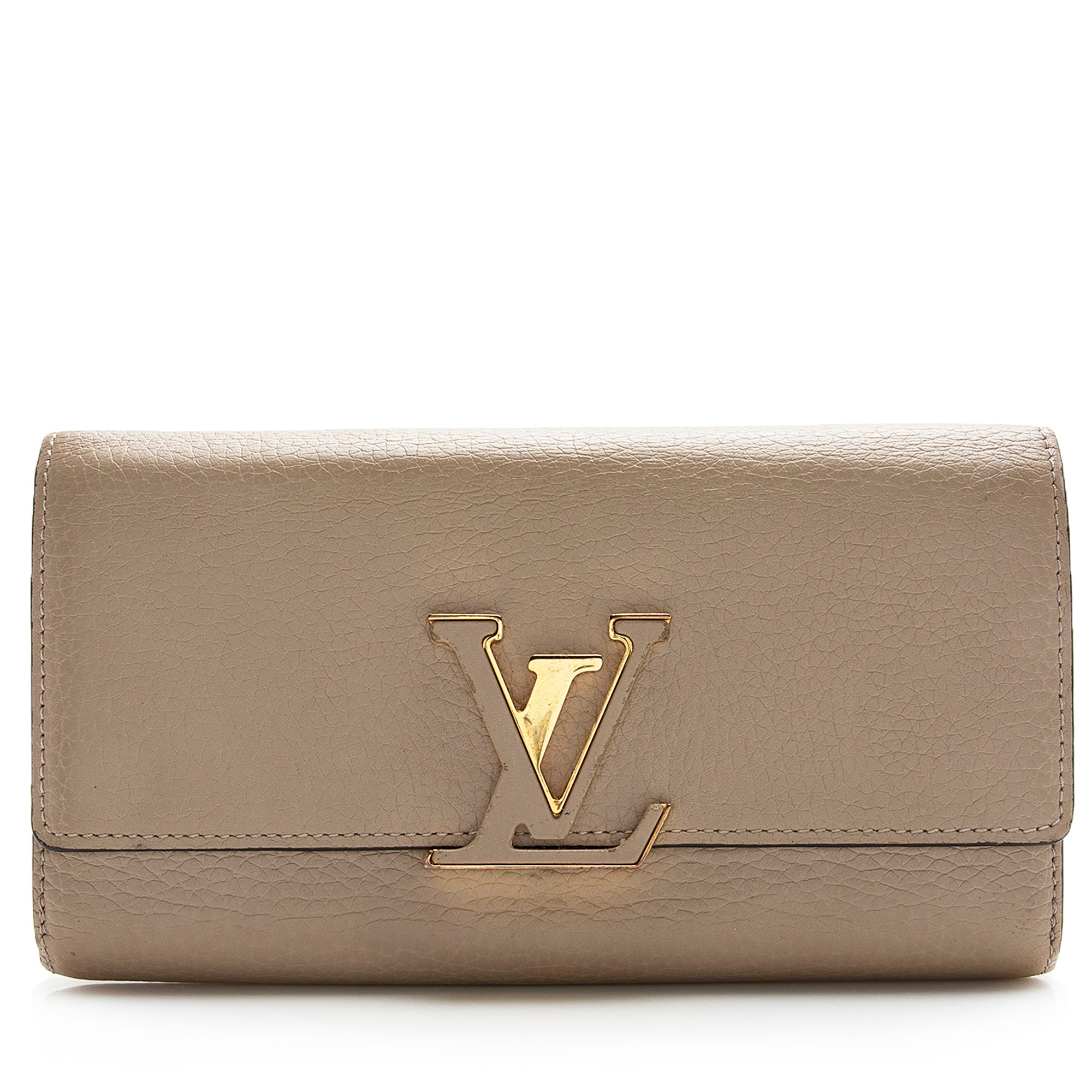 Louis Vuitton Taurillon Capucines Wallet (SHF-22324)
