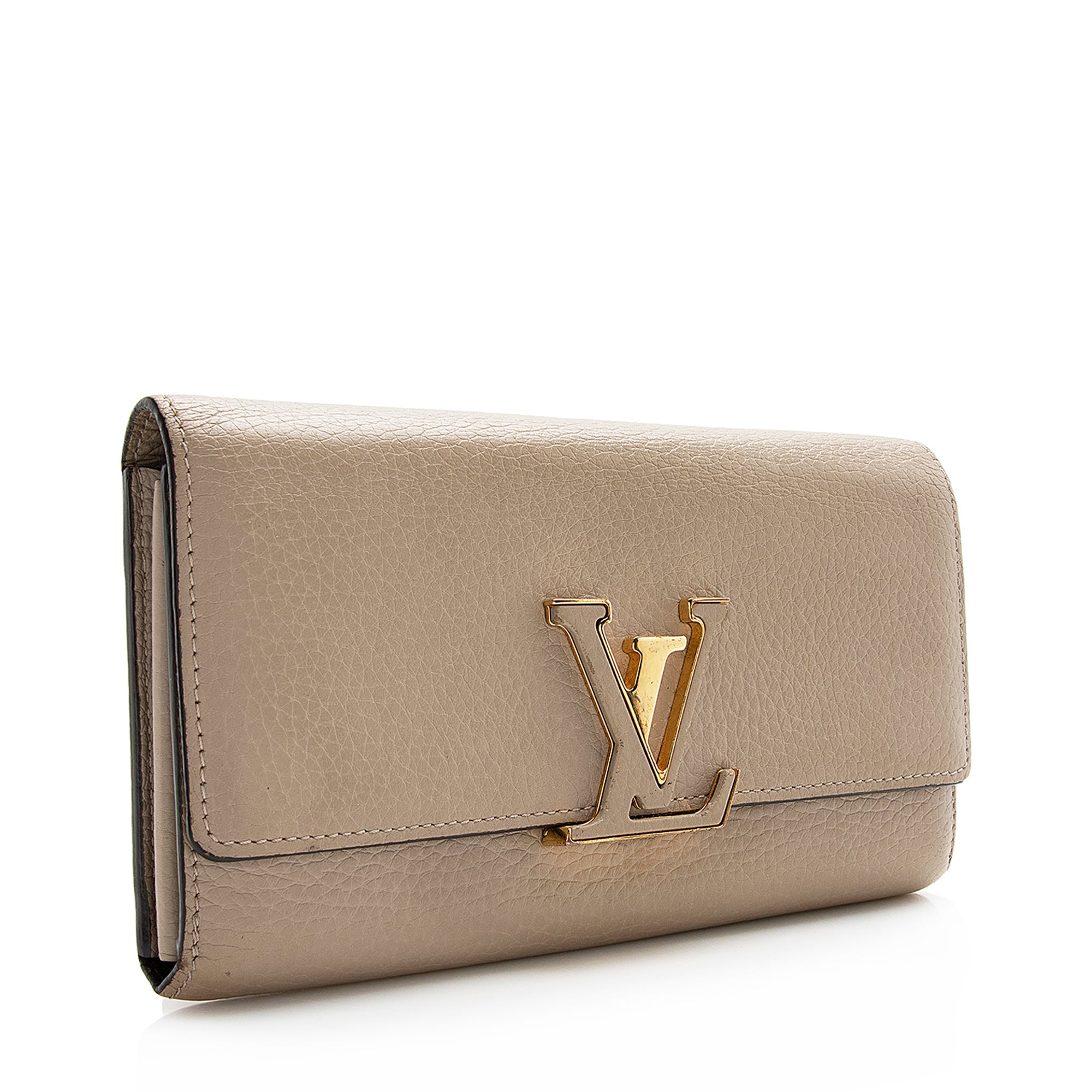Louis Vuitton Taurillon Capucines Wallet (SHF-22324)