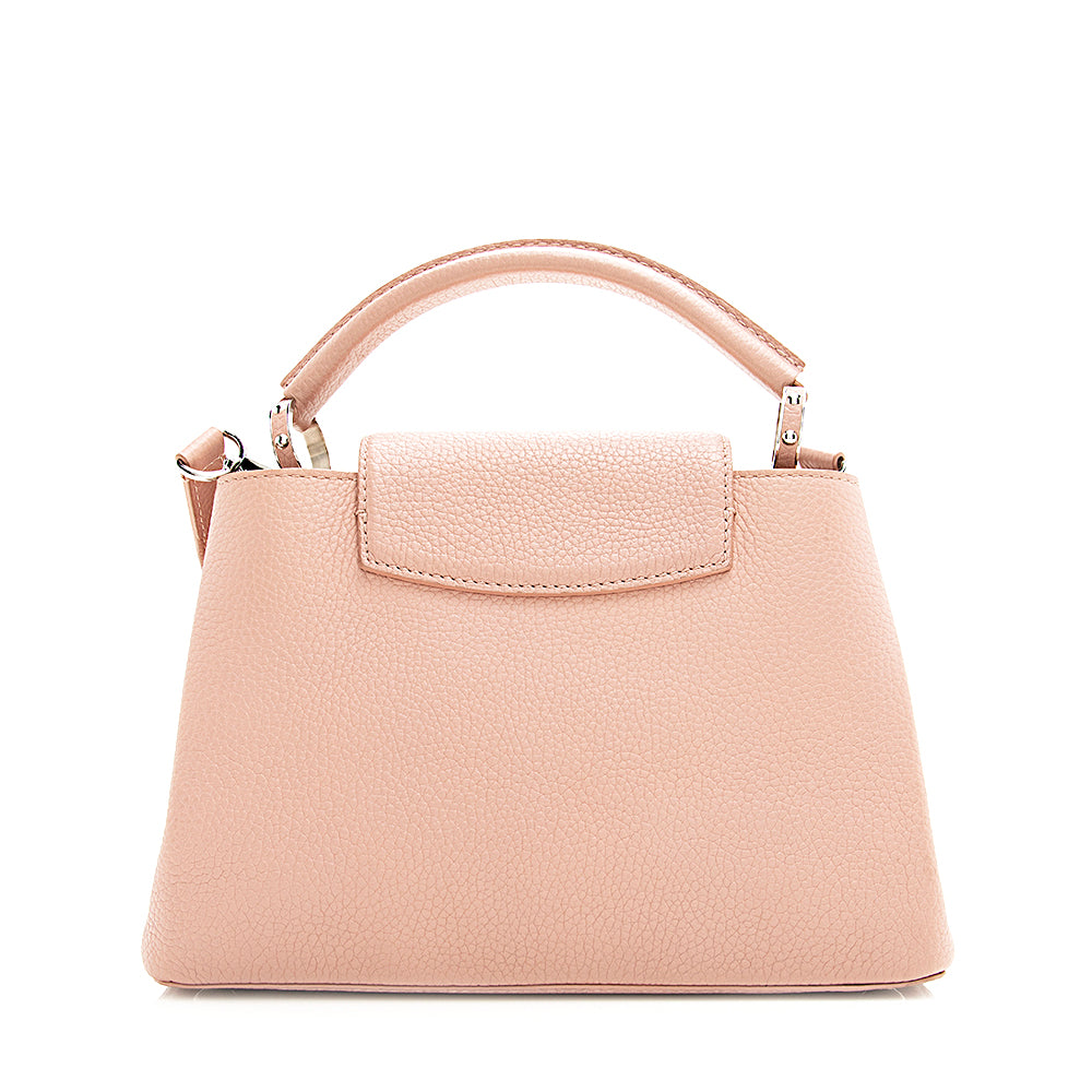 Louis Vuitton Taurillon Leather Flower Embellished Capucines BB Bag (SHF-19410)