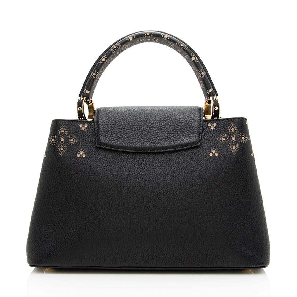 Louis Vuitton Taurillon Sweet Brogues Capucines PM Bag (SHF-18847)