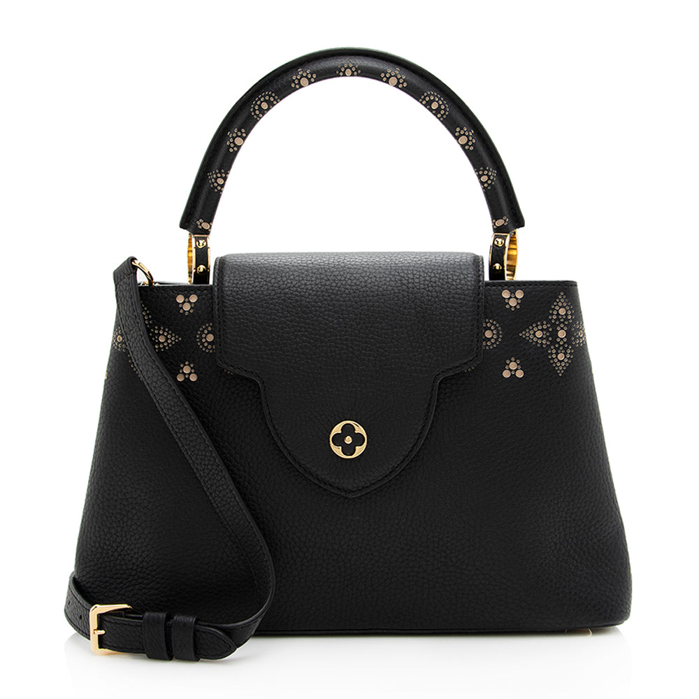 Louis Vuitton Taurillon Sweet Brogues Capucines PM Bag (SHF-18847)