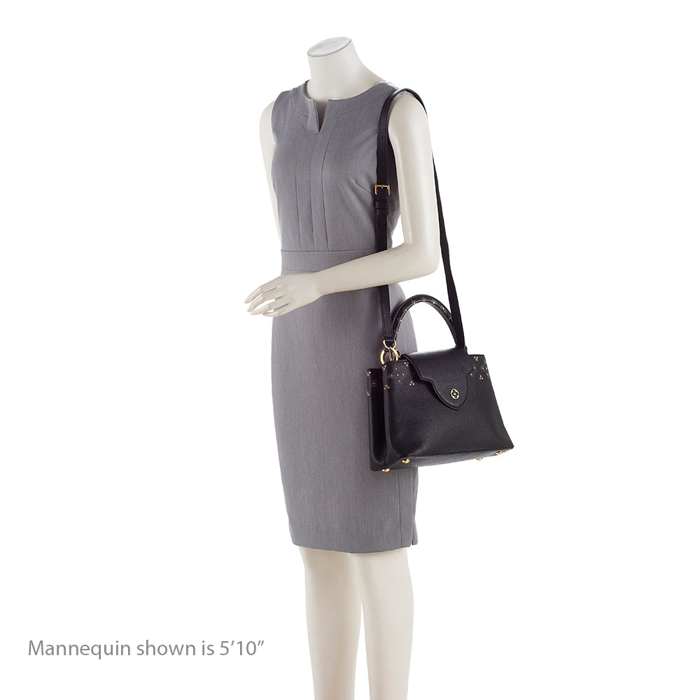 Louis Vuitton Taurillon Sweet Brogues Capucines PM Bag (SHF-18847)