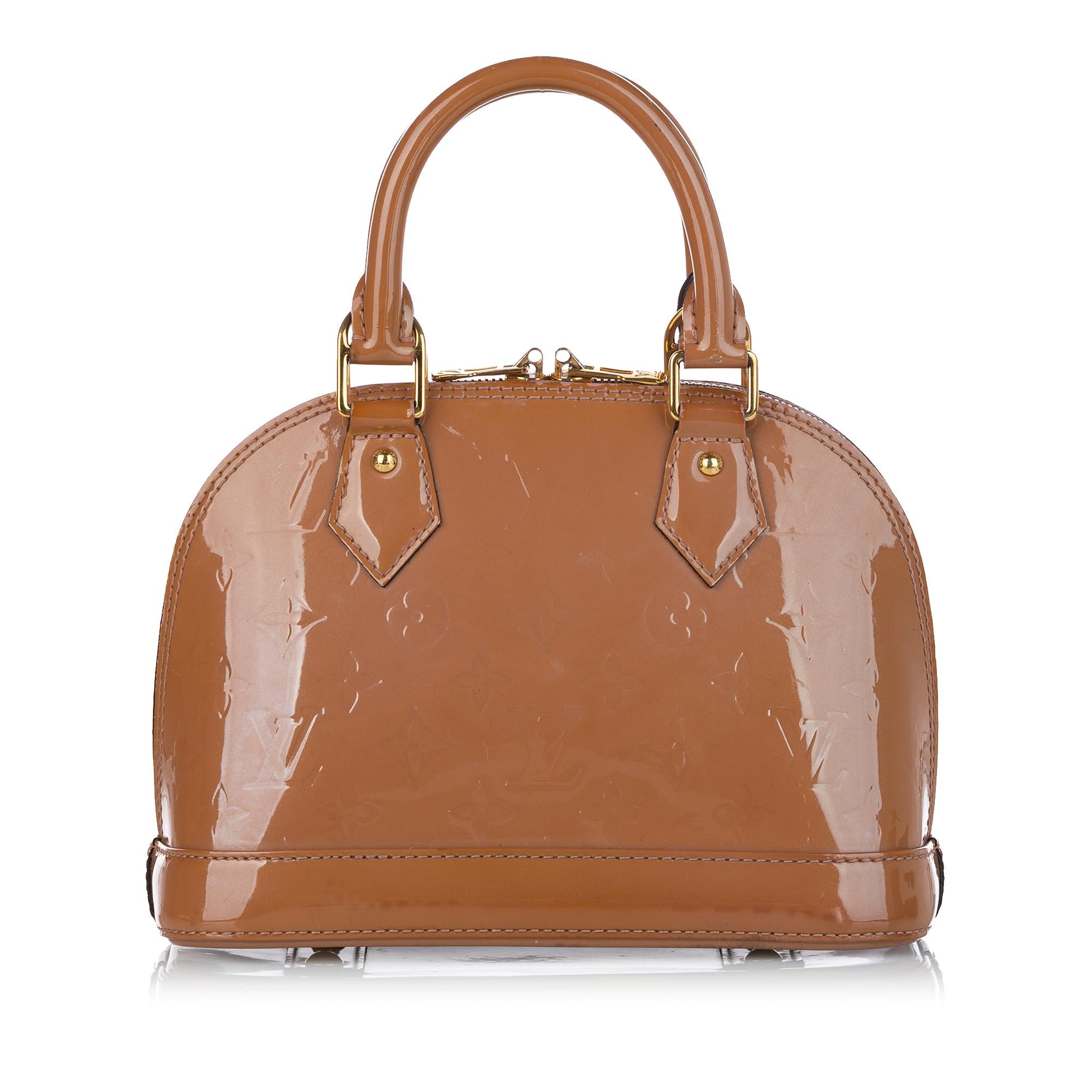 Louis Vuitton Vernis Alma BB (SHG-28513)