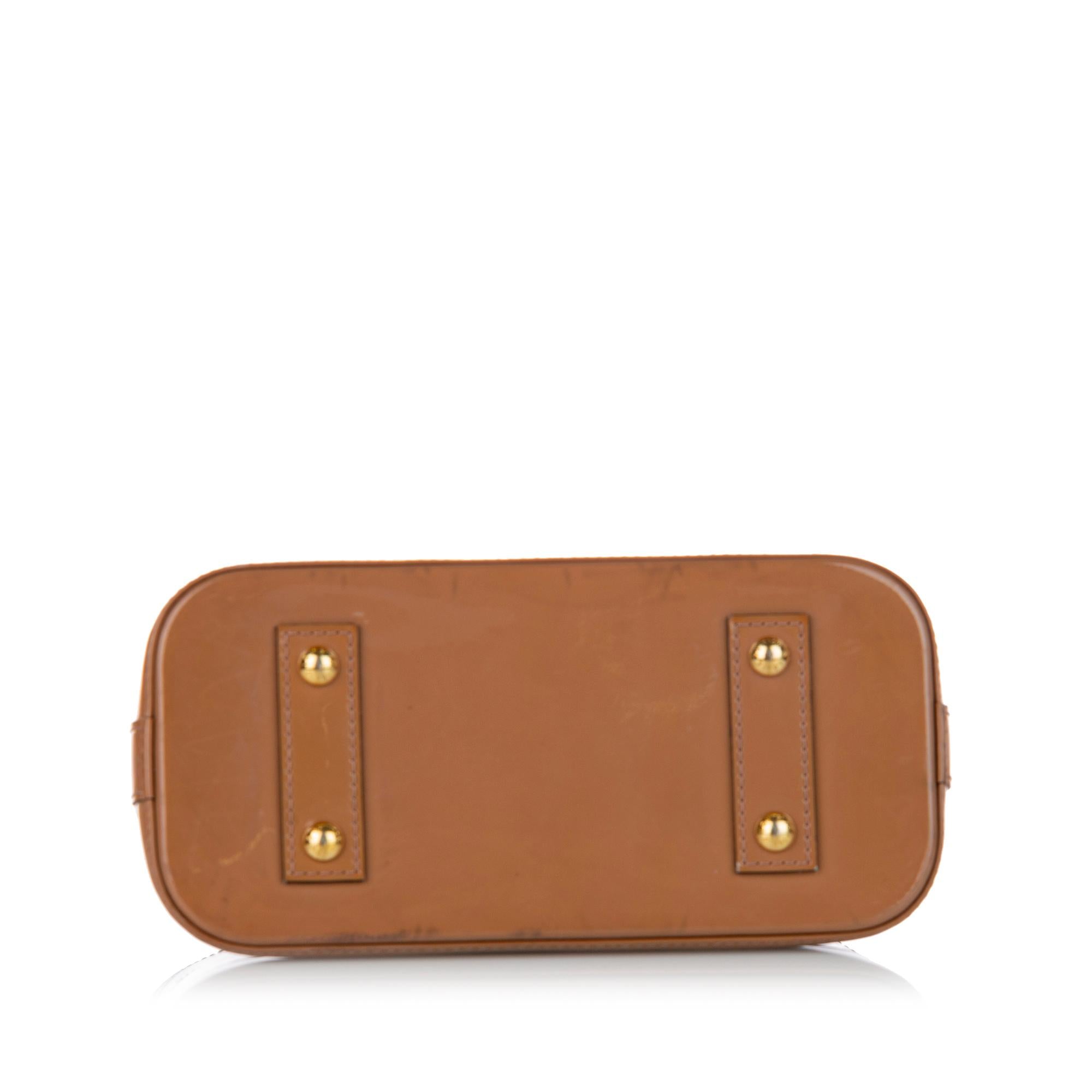 Louis Vuitton Vernis Alma BB (SHG-28513)