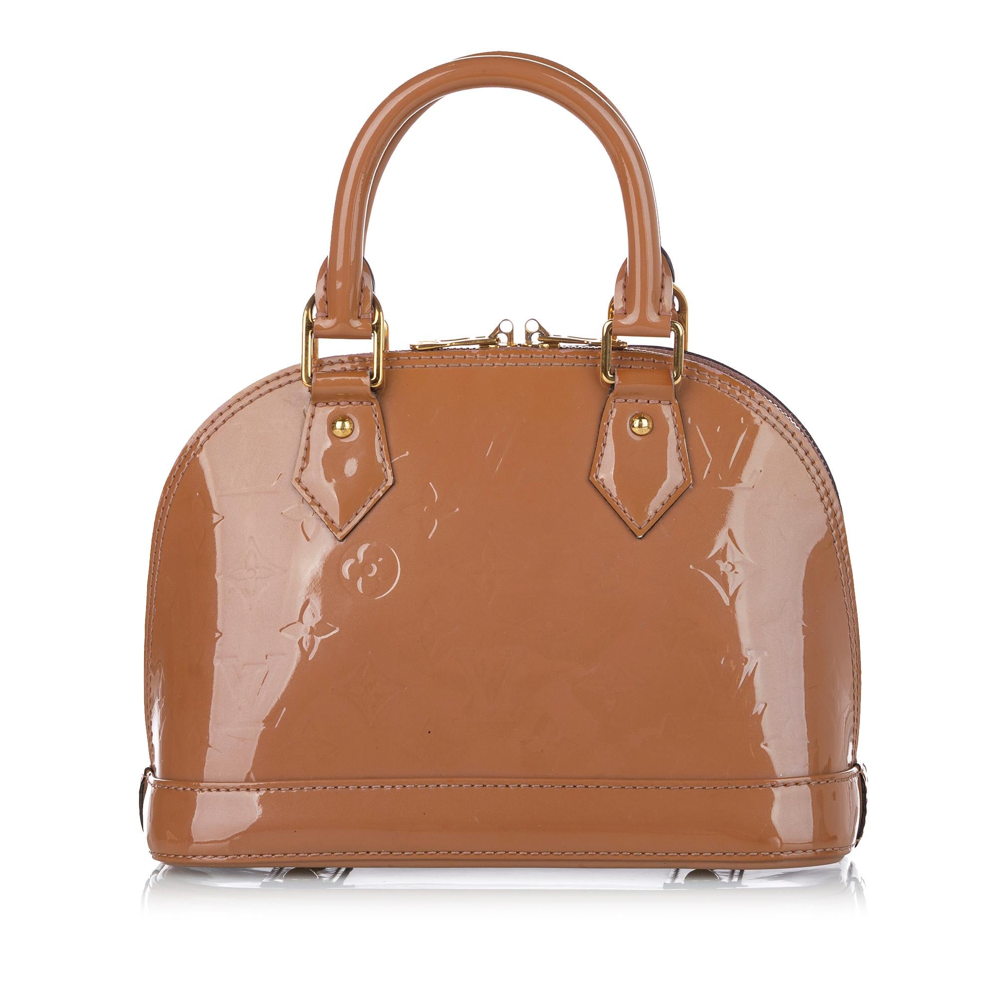 Louis Vuitton Vernis Alma BB (SHG-28513)