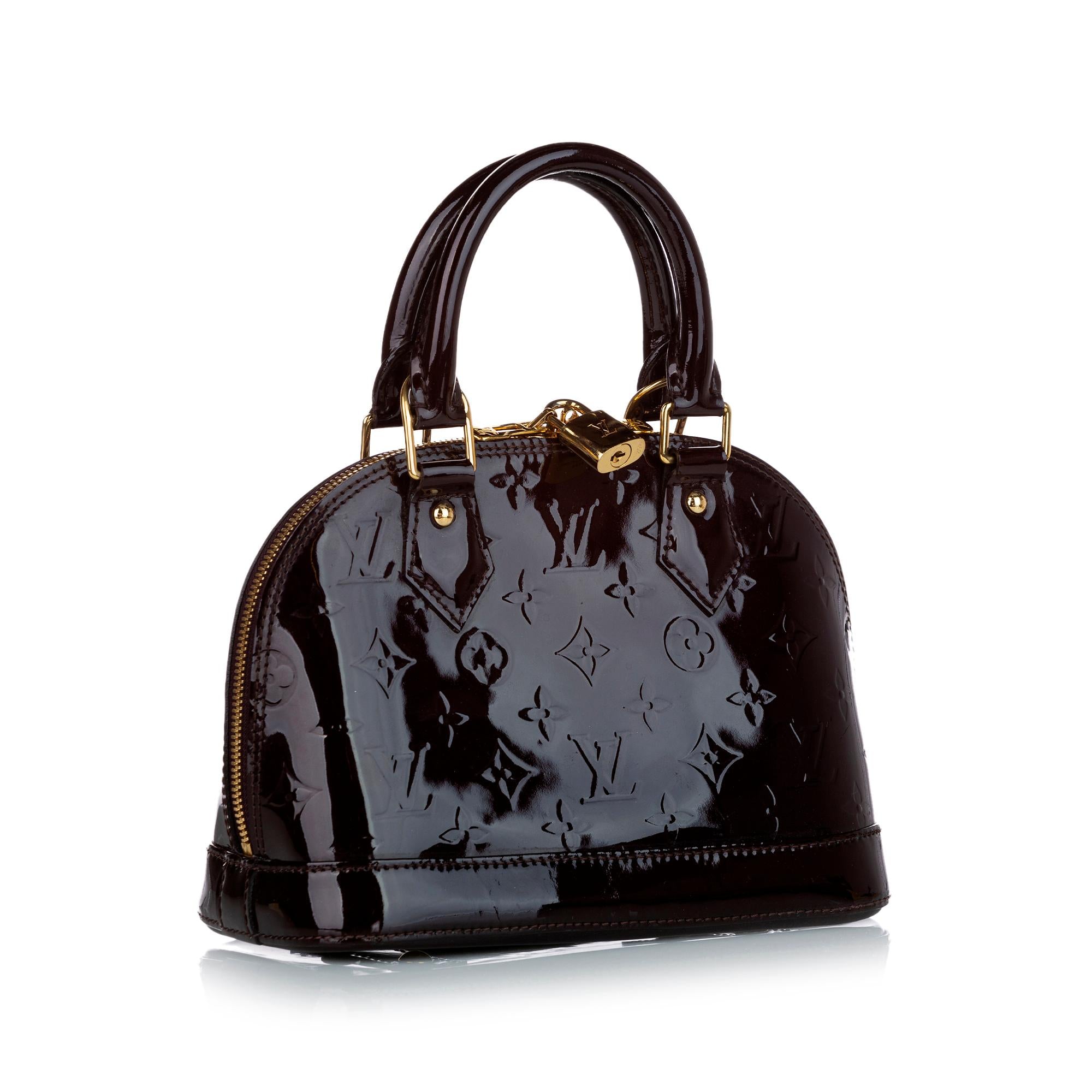 Louis Vuitton Vernis Alma BB (SHG-28763)