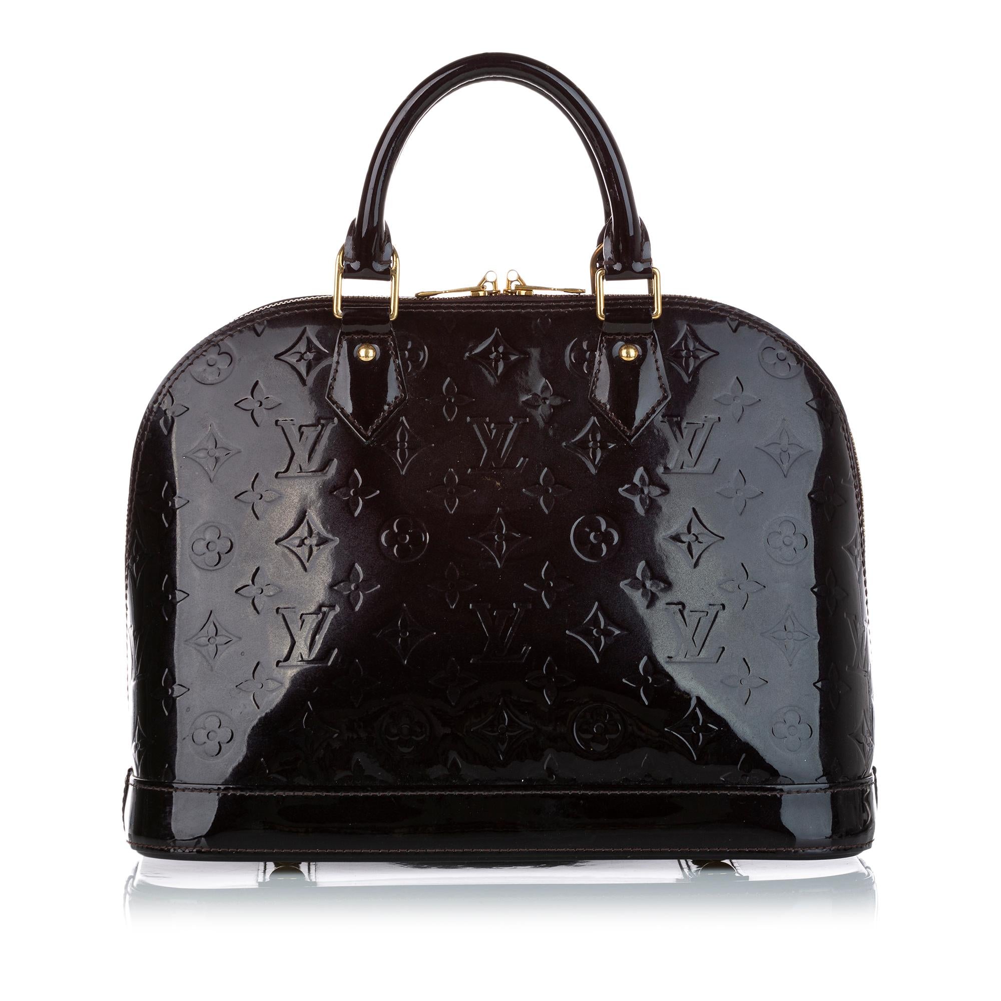 Louis Vuitton Vernis Alma PM (SHG-27943)