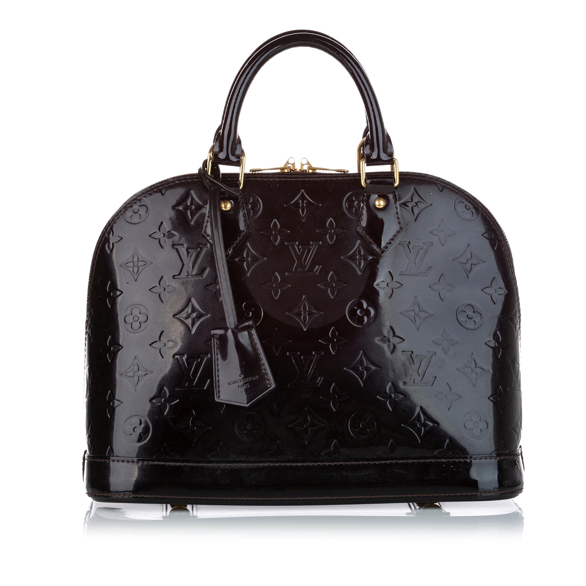 Louis Vuitton Vernis Alma PM (SHG-27943)