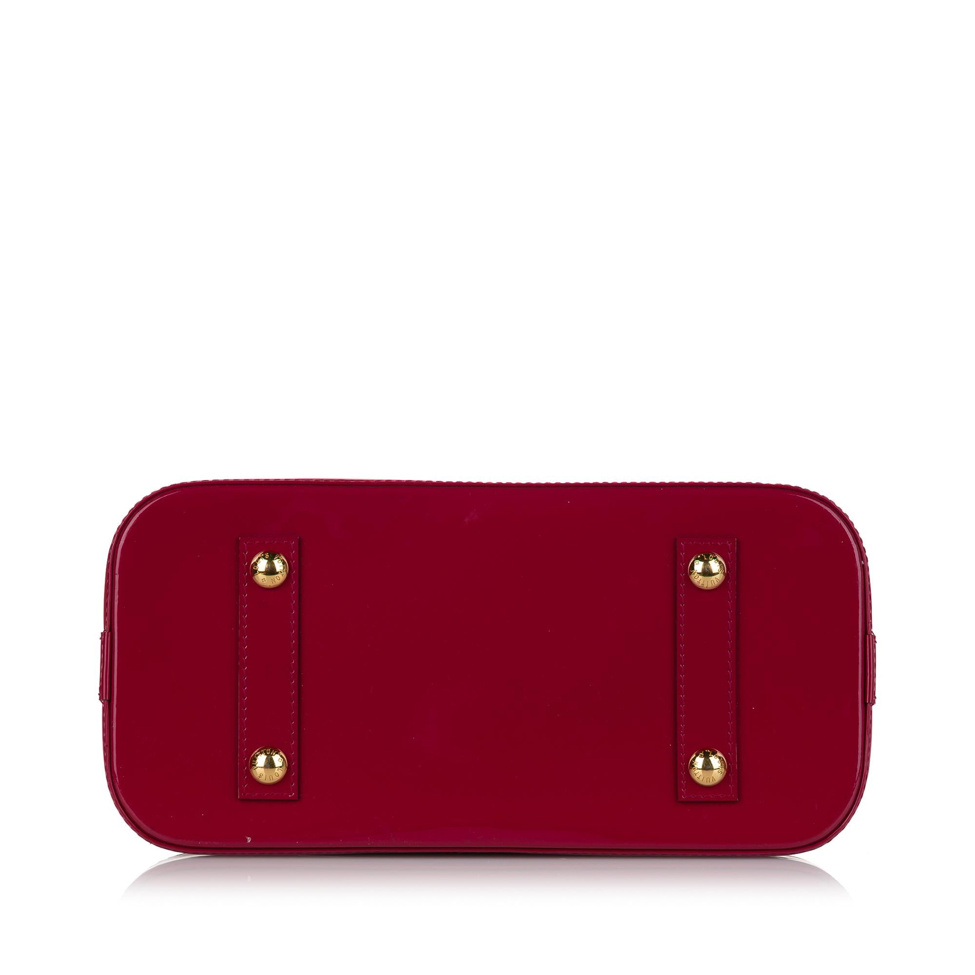 Louis Vuitton Vernis Alma PM (SHG-34634)