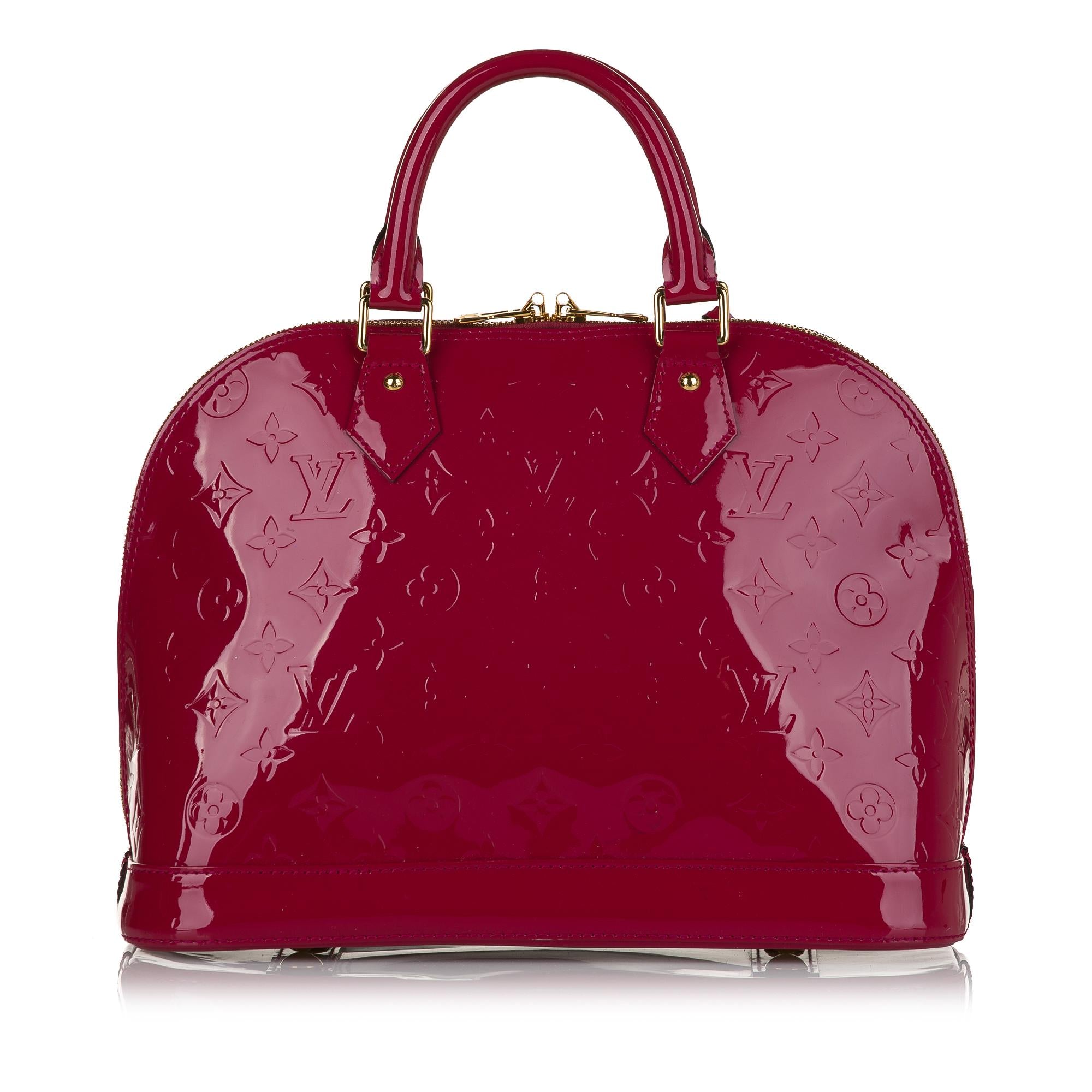 Louis Vuitton Vernis Alma PM (SHG-34634)