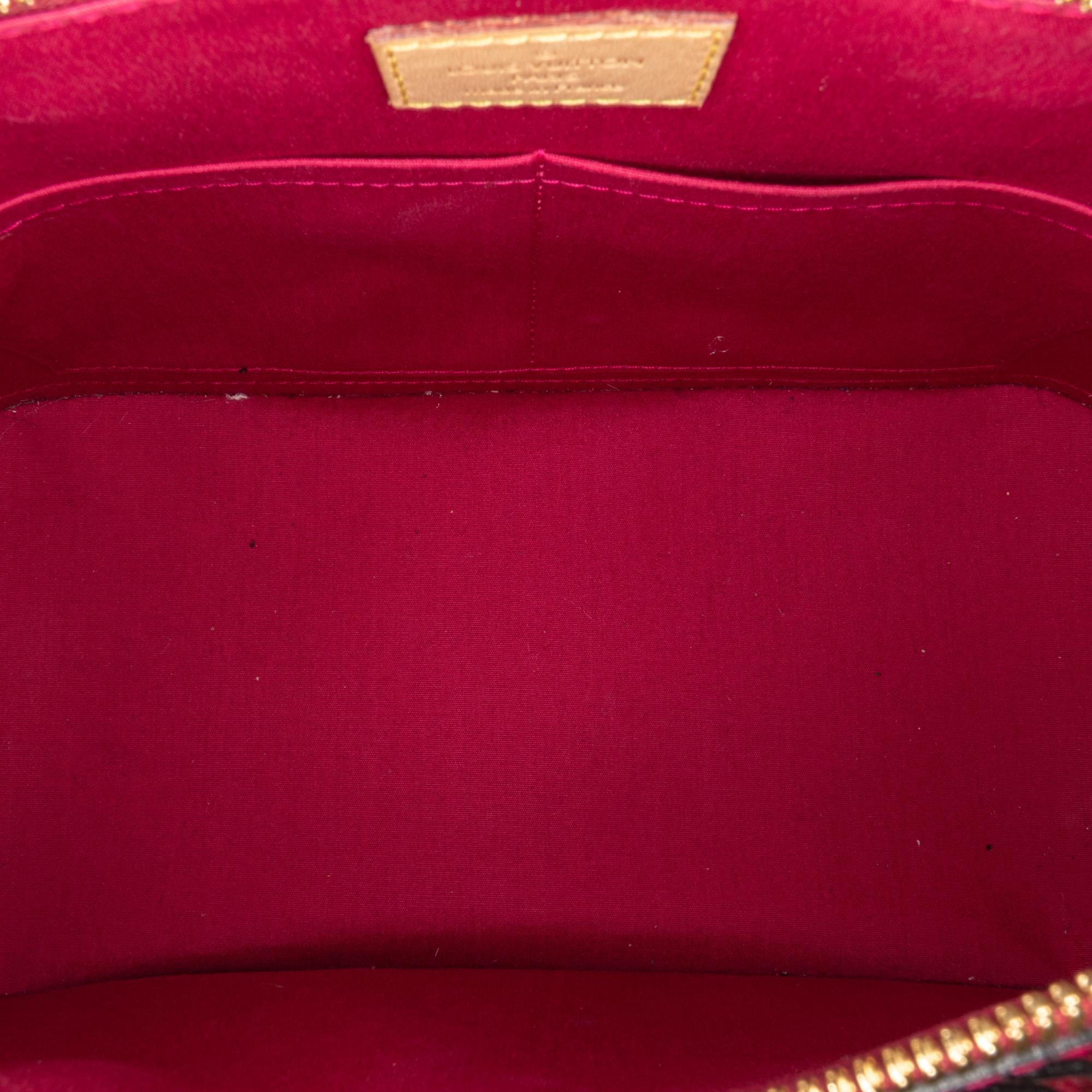 Louis Vuitton Vernis Alma PM (SHG-34634)