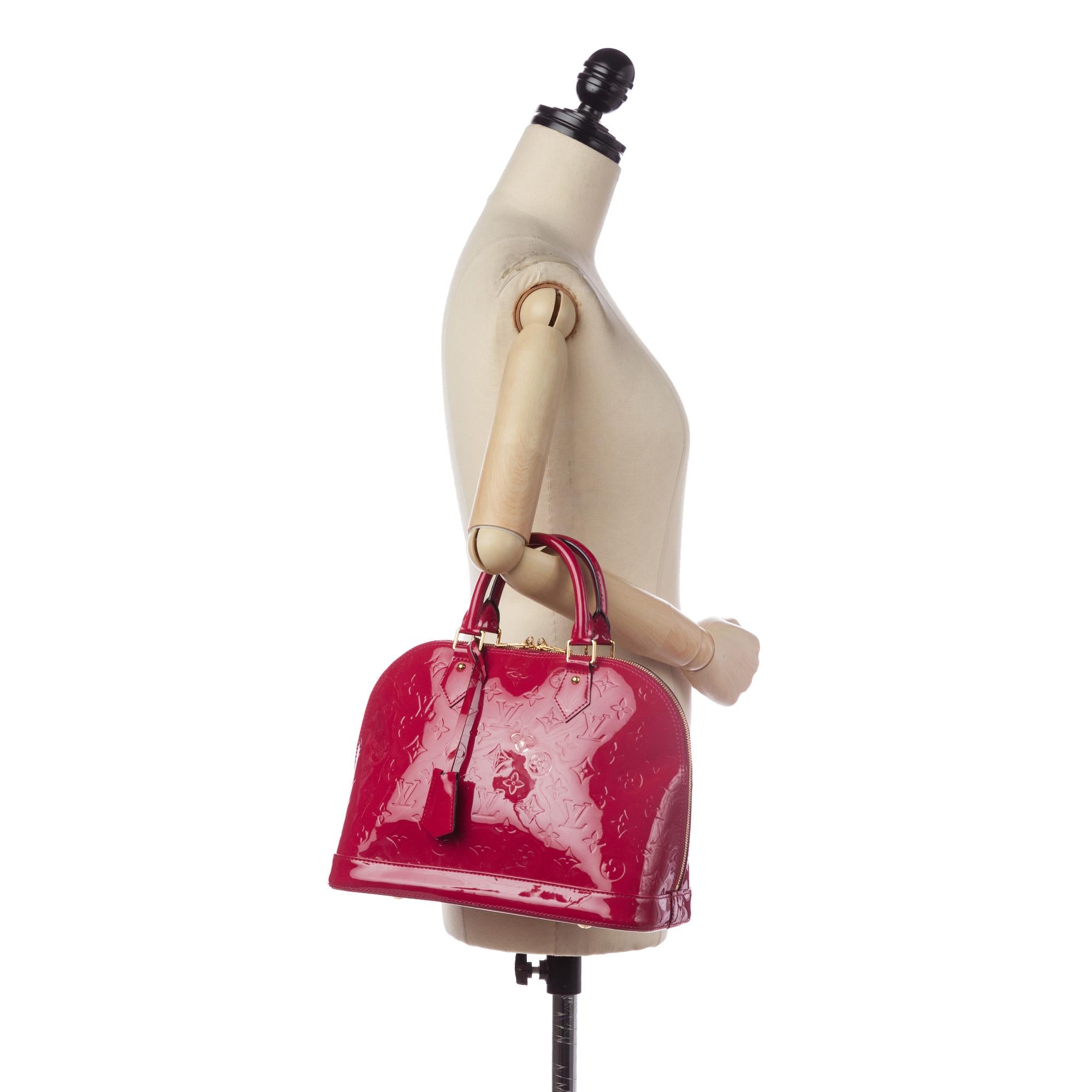 Louis Vuitton Vernis Alma PM (SHG-34634)