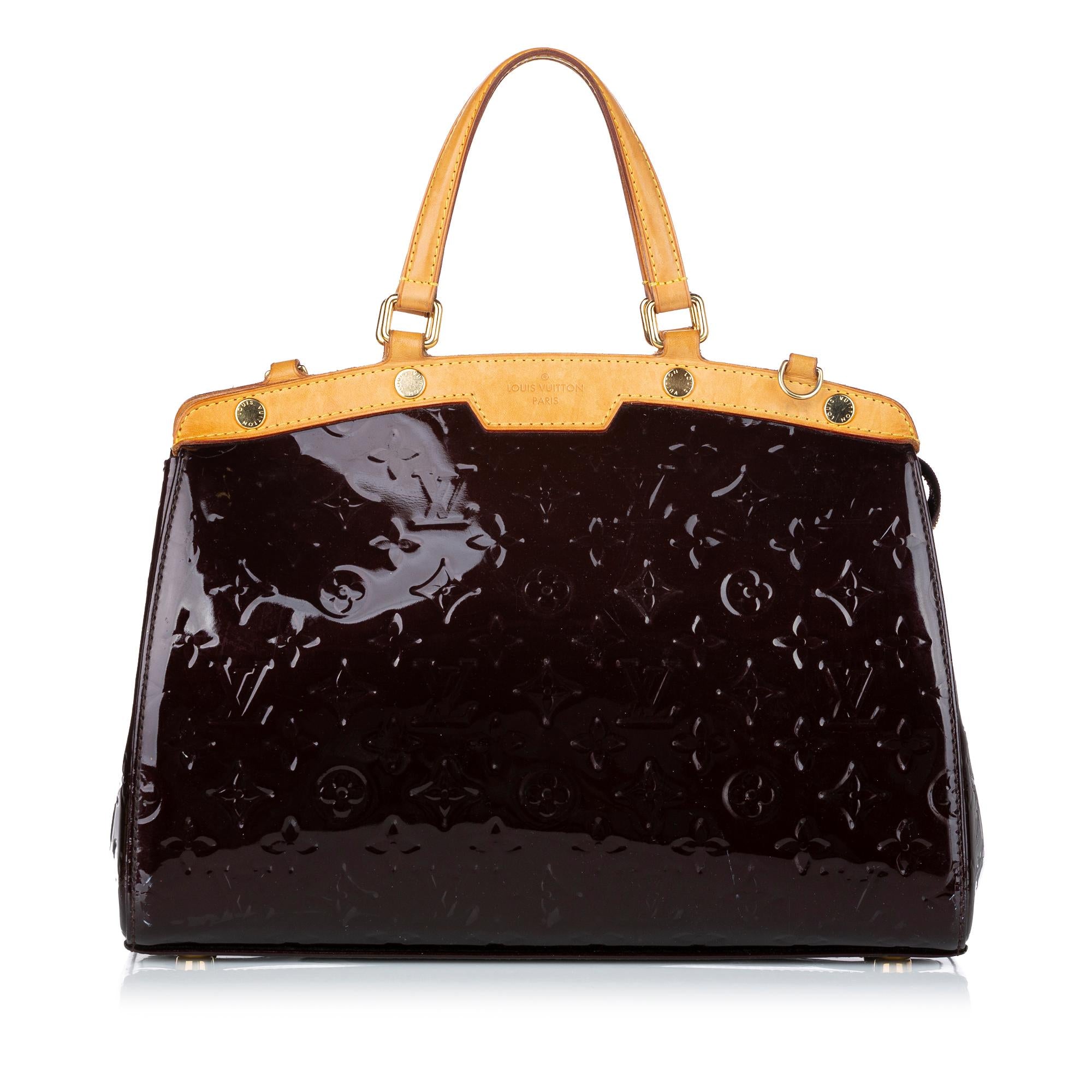 Louis Vuitton Vernis Brea MM (SHG-28472)