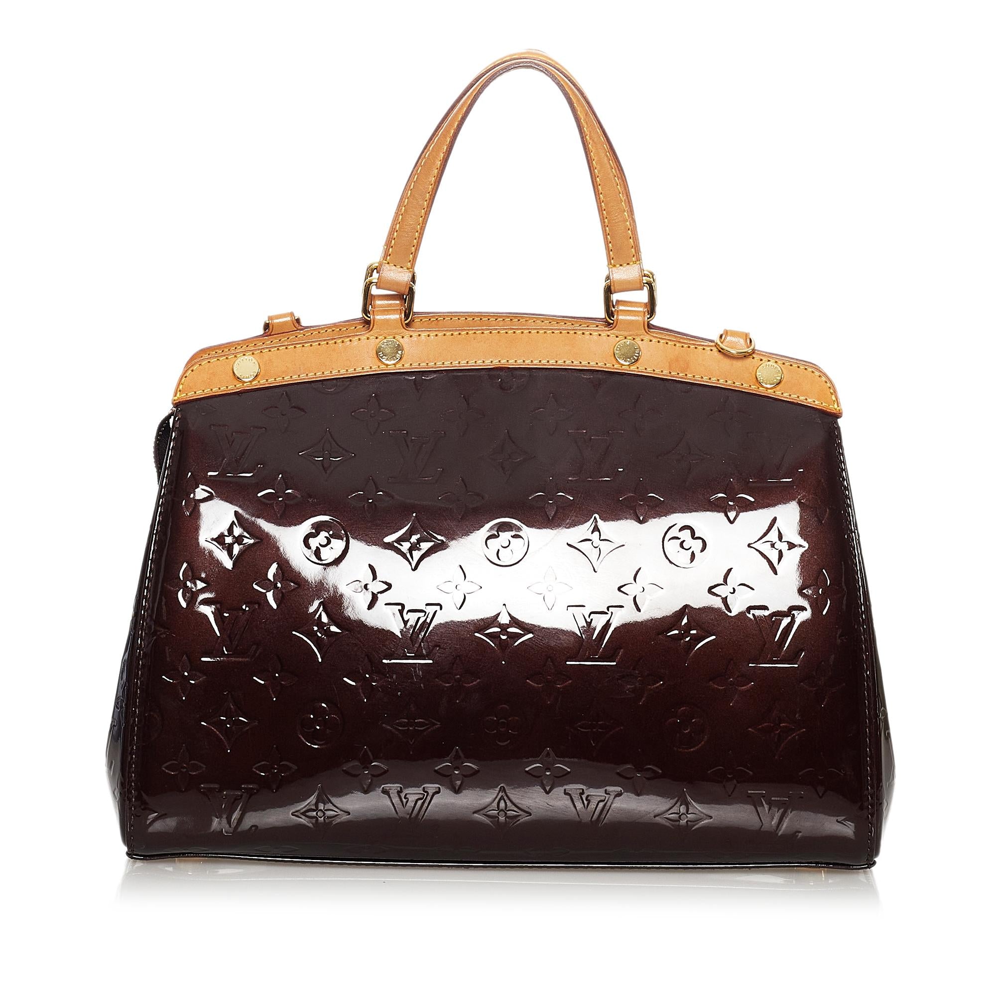 Louis Vuitton Vernis Brea MM (SHG-30116)