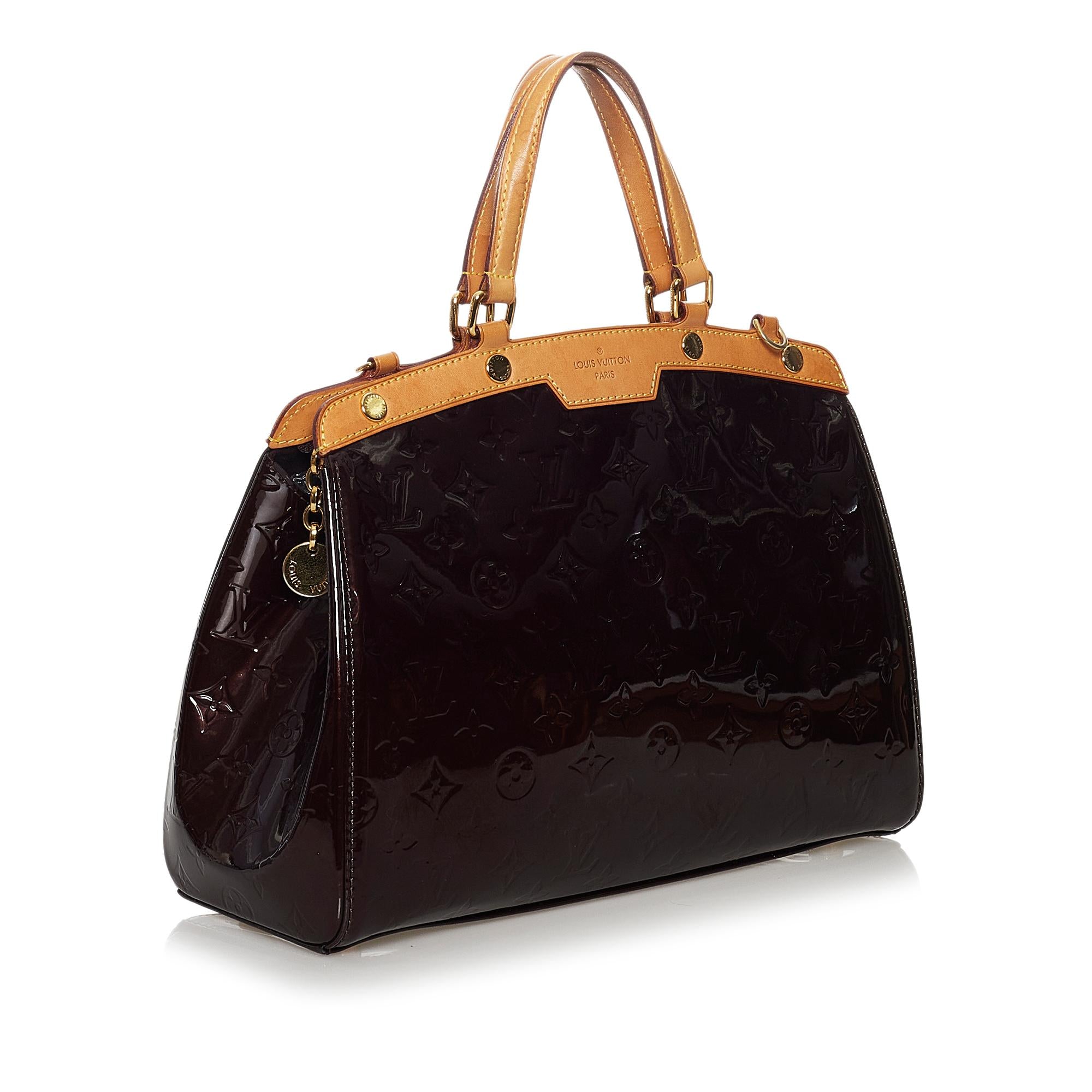 Louis Vuitton Vernis Brea MM (SHG-30116)