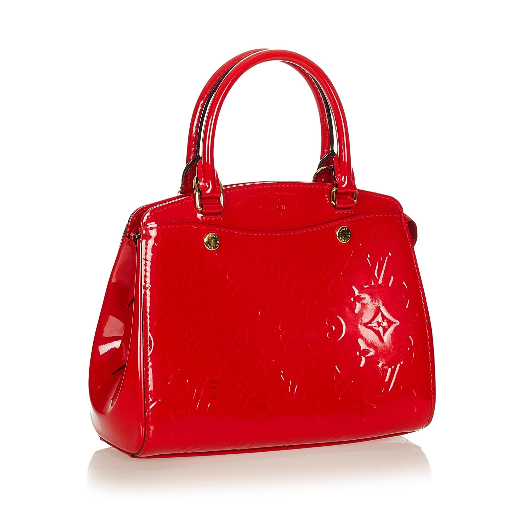 Louis Vuitton Vernis Brea PM (SHG-26931)