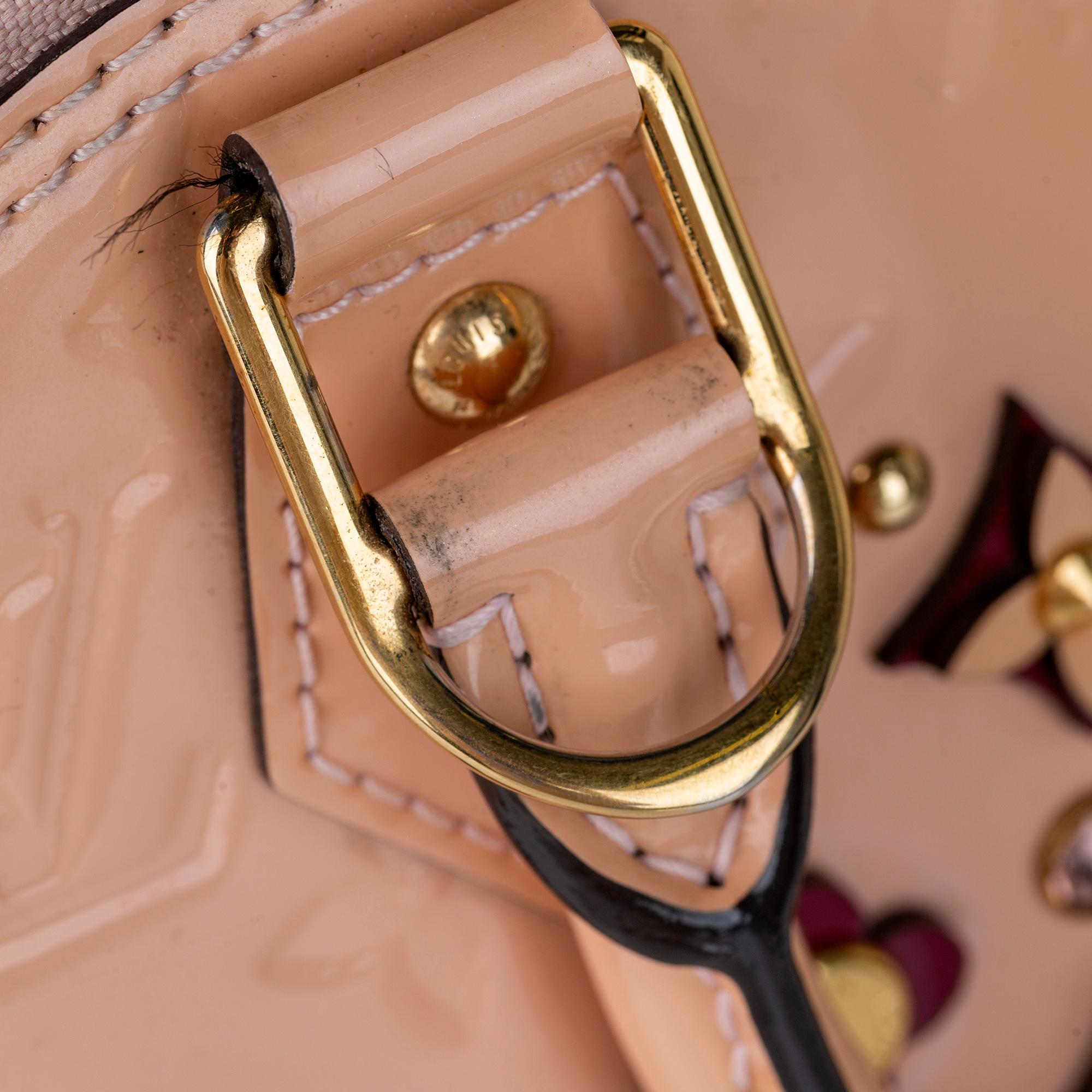 Louis Vuitton Vernis Flower Alma BB (SHG-32578)