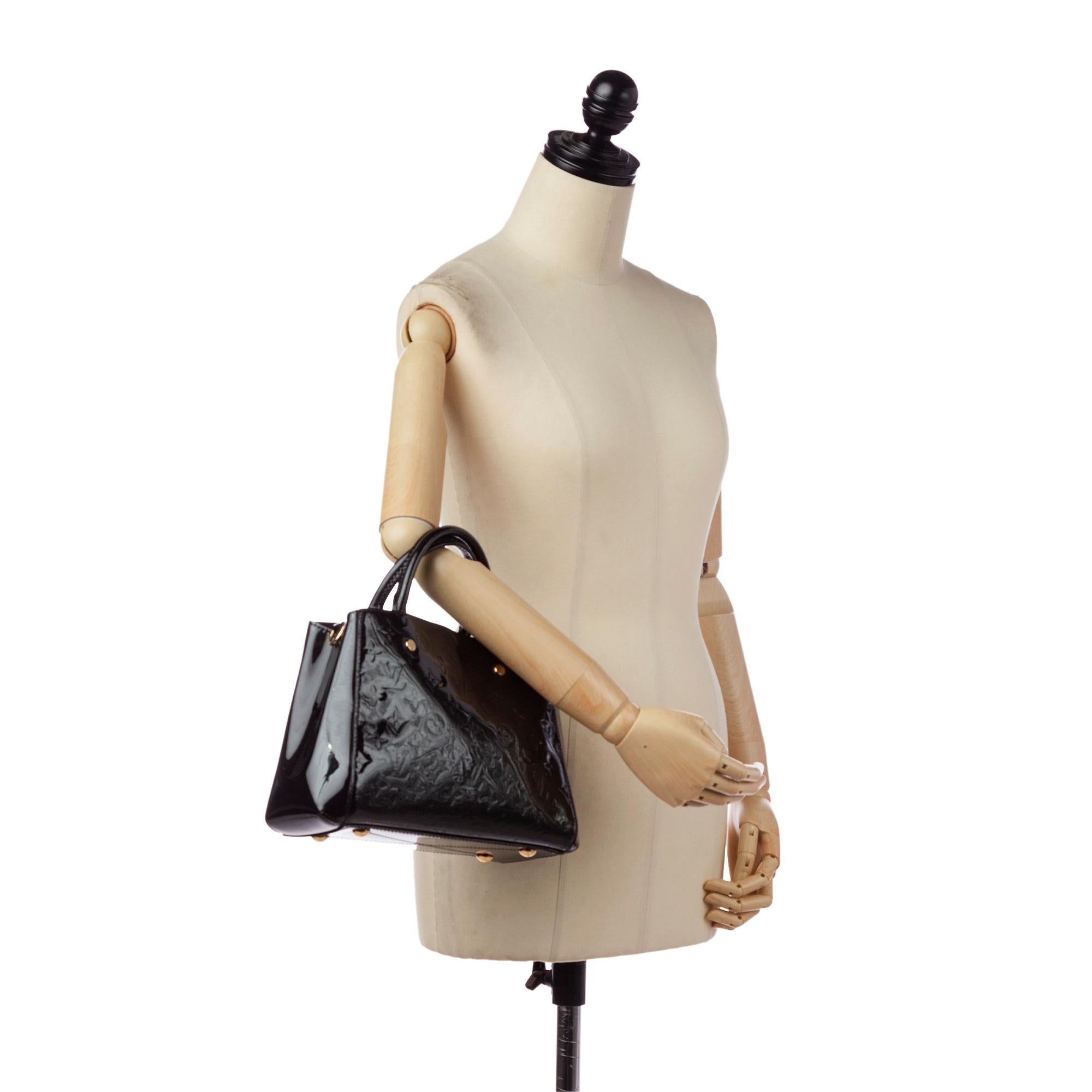 Louis Vuitton Vernis Montaigne BB (SHG-32587)