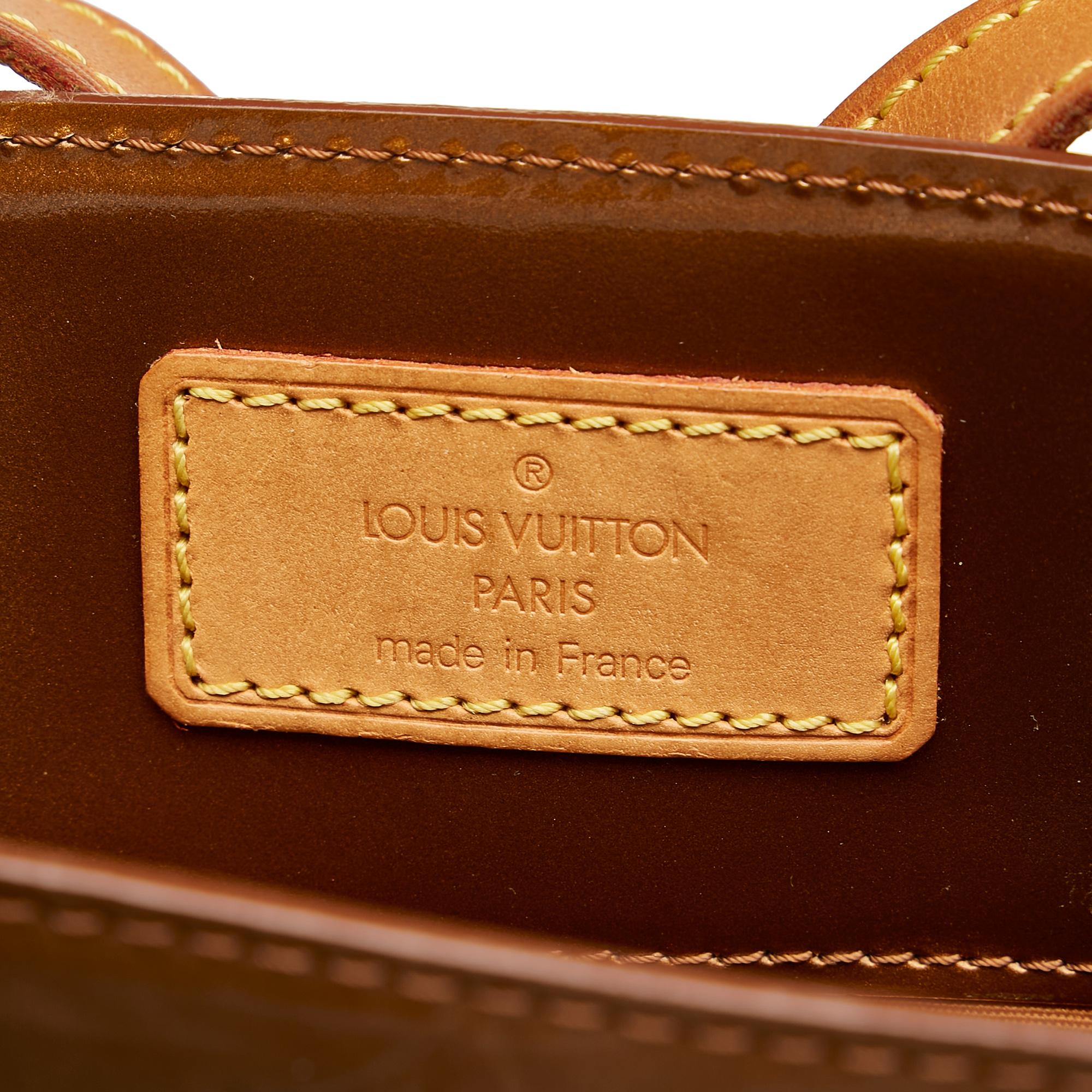 Louis Vuitton Vernis Reade MM (SHG-28340)