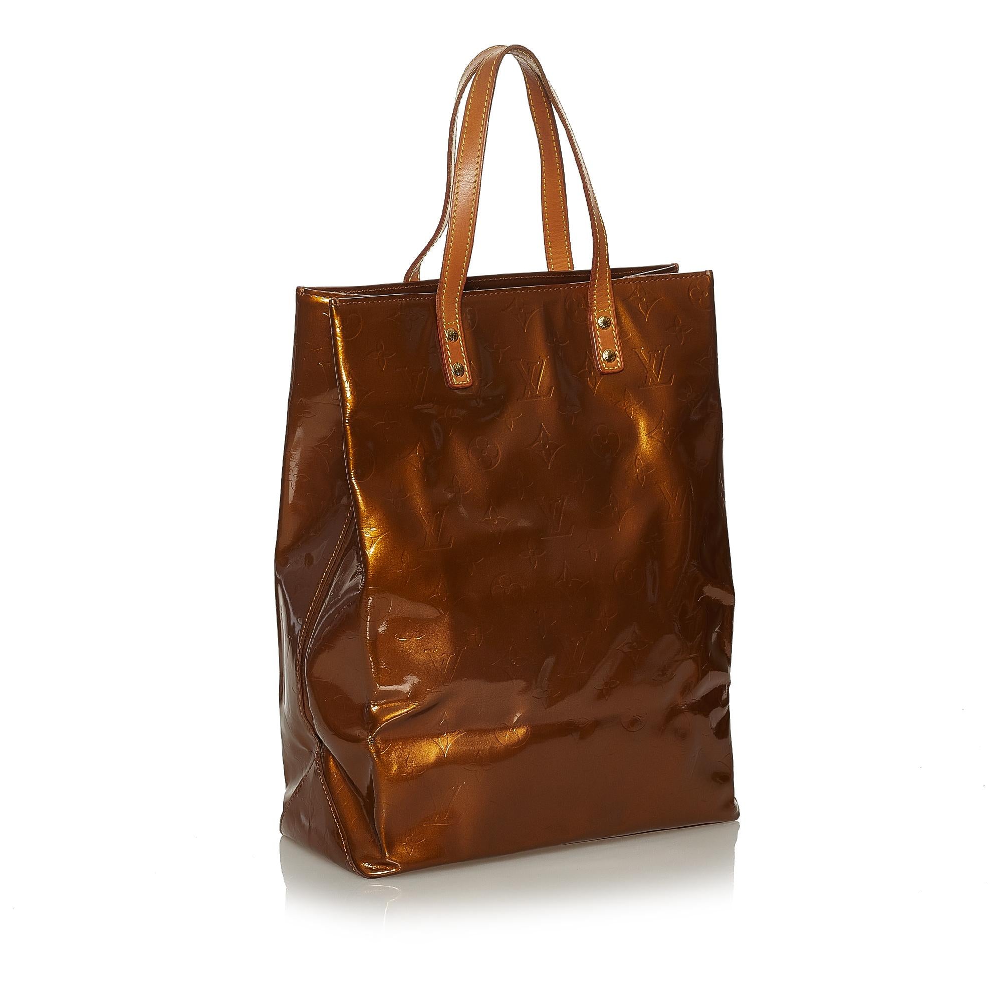 Louis Vuitton Vernis Reade MM (SHG-28340)