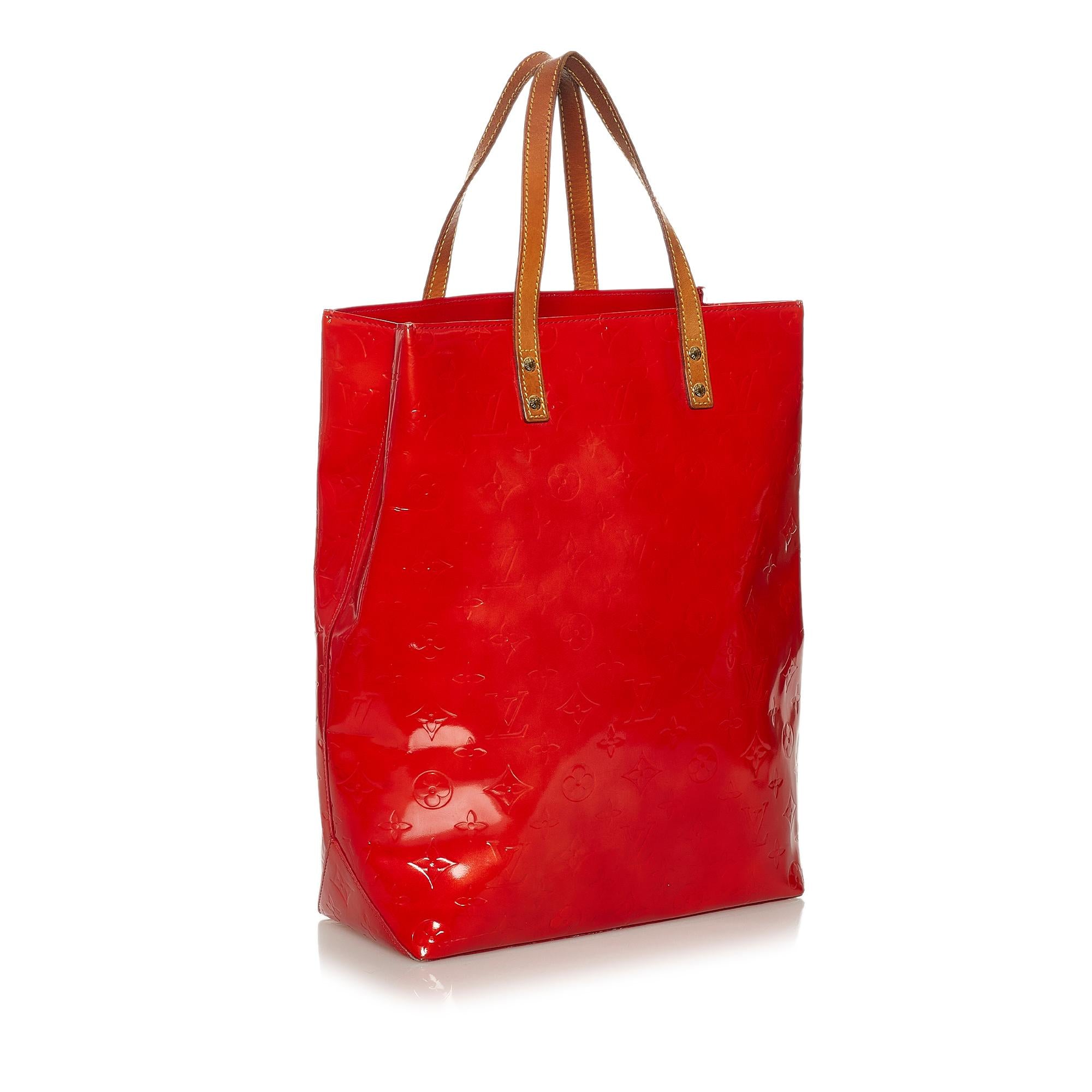 Louis Vuitton Vernis Reade MM (SHG-28496)