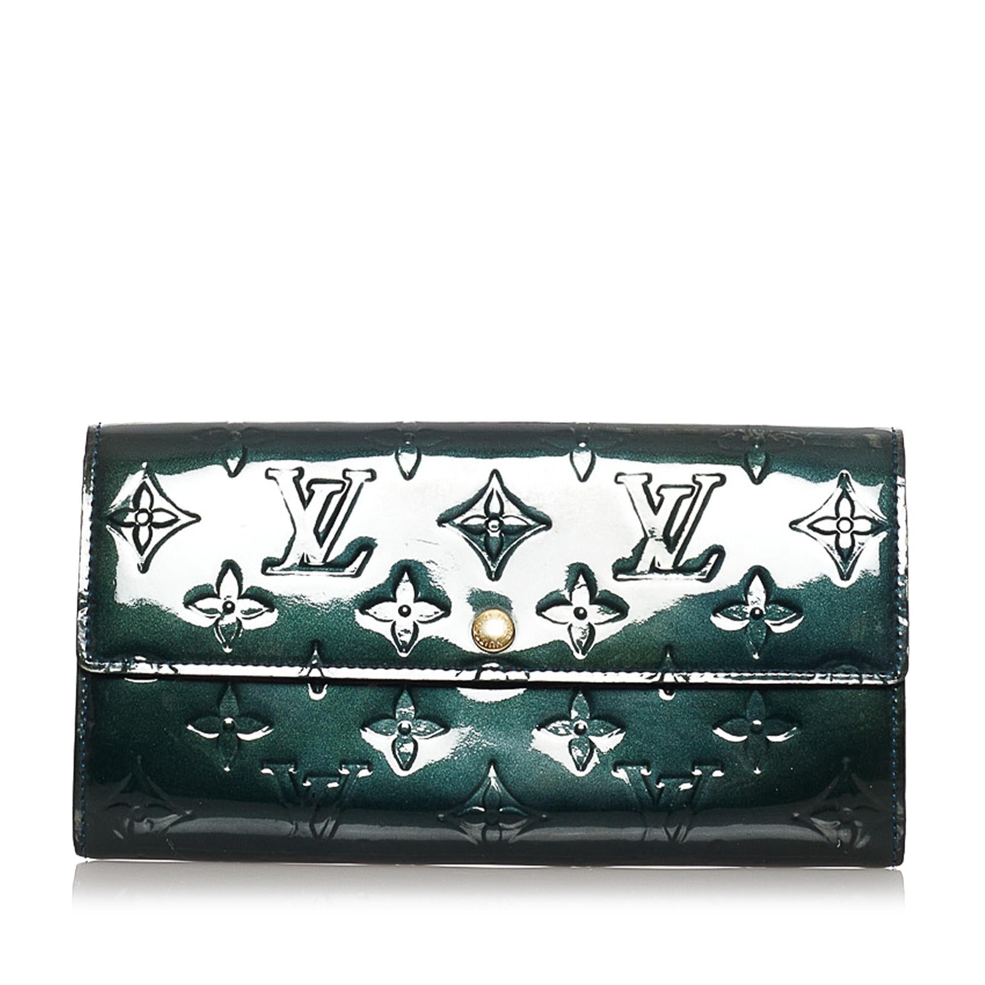 Louis Vuitton Vernis Sarah Long Wallet (SHG-32347)