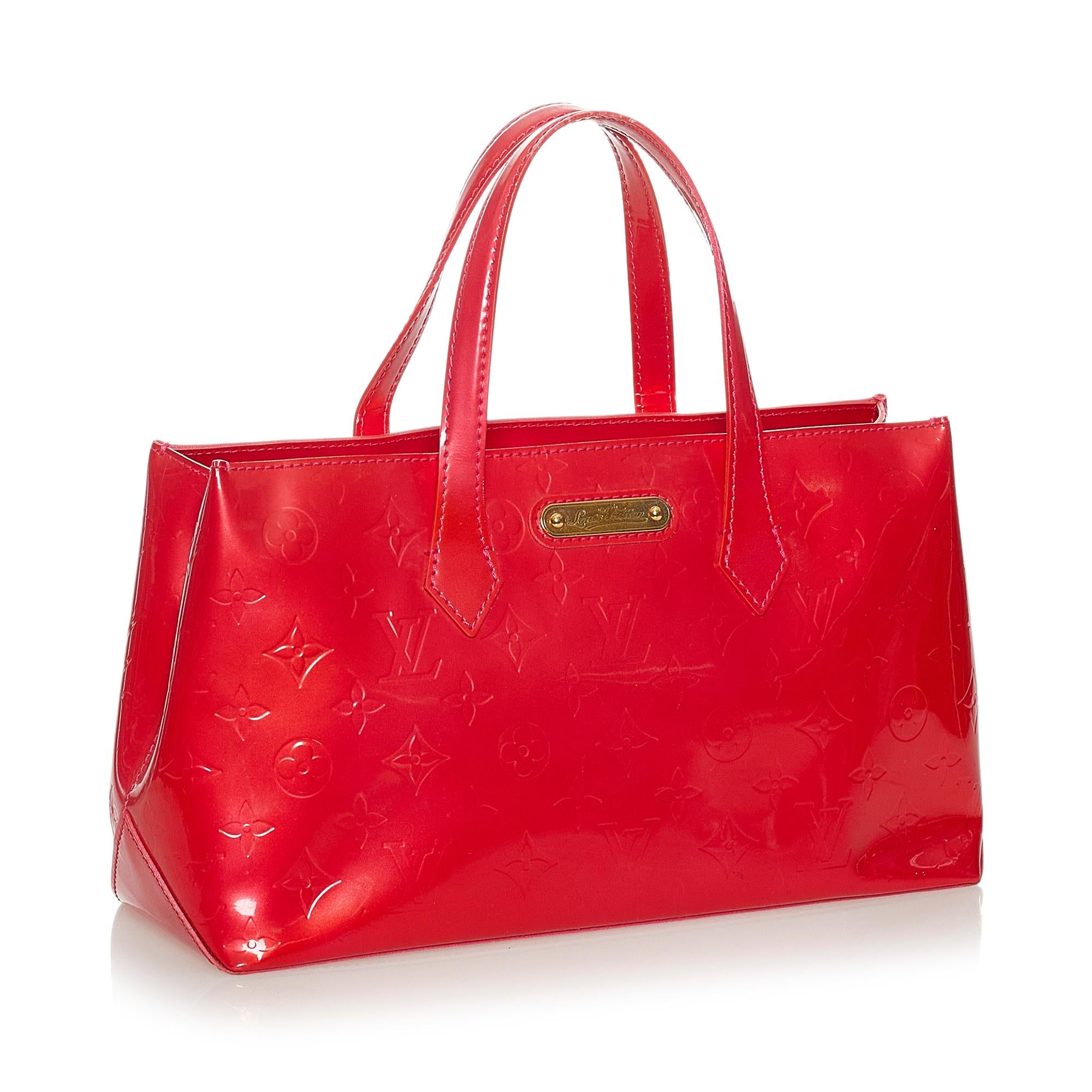 Louis Vuitton Vernis Wilshire PM (SHG-28207)