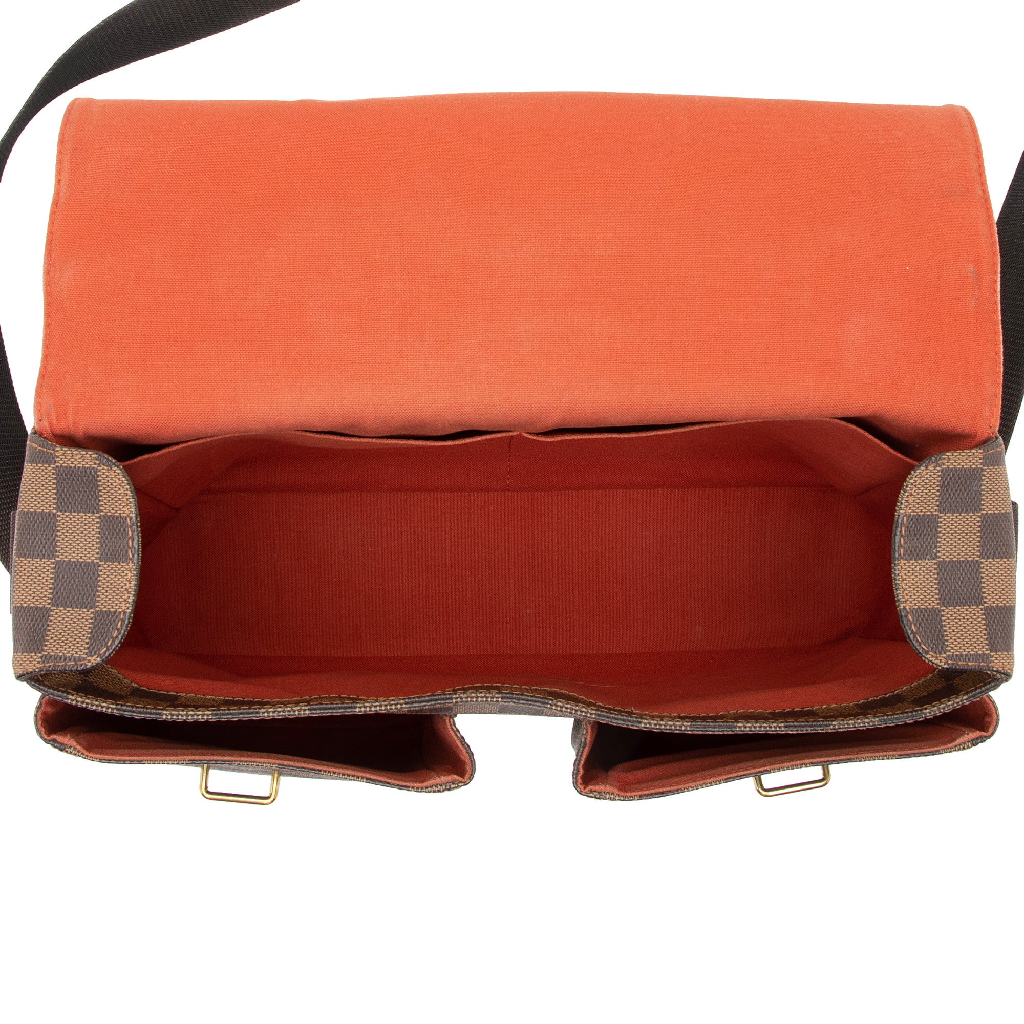 Louis Vuitton Vintage Damier Ebene Broadway Messenger Bag (SHF-jQxN4F)