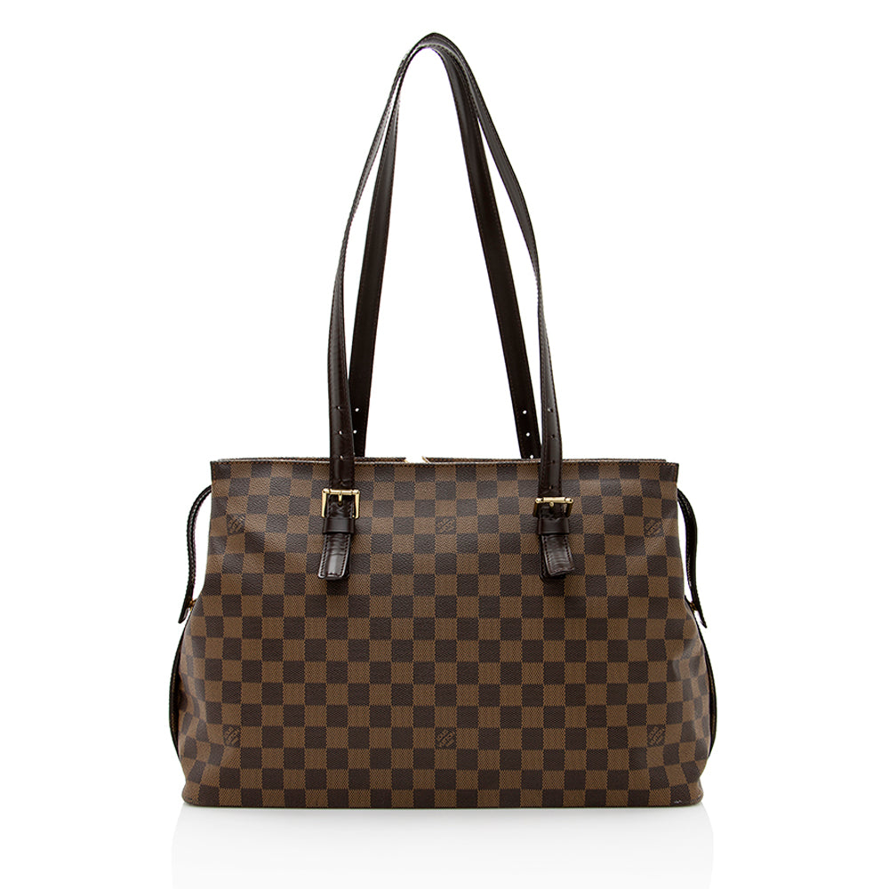 Louis Vuitton Vintage Damier Ebene Chelsea Tote (SHF-19409)