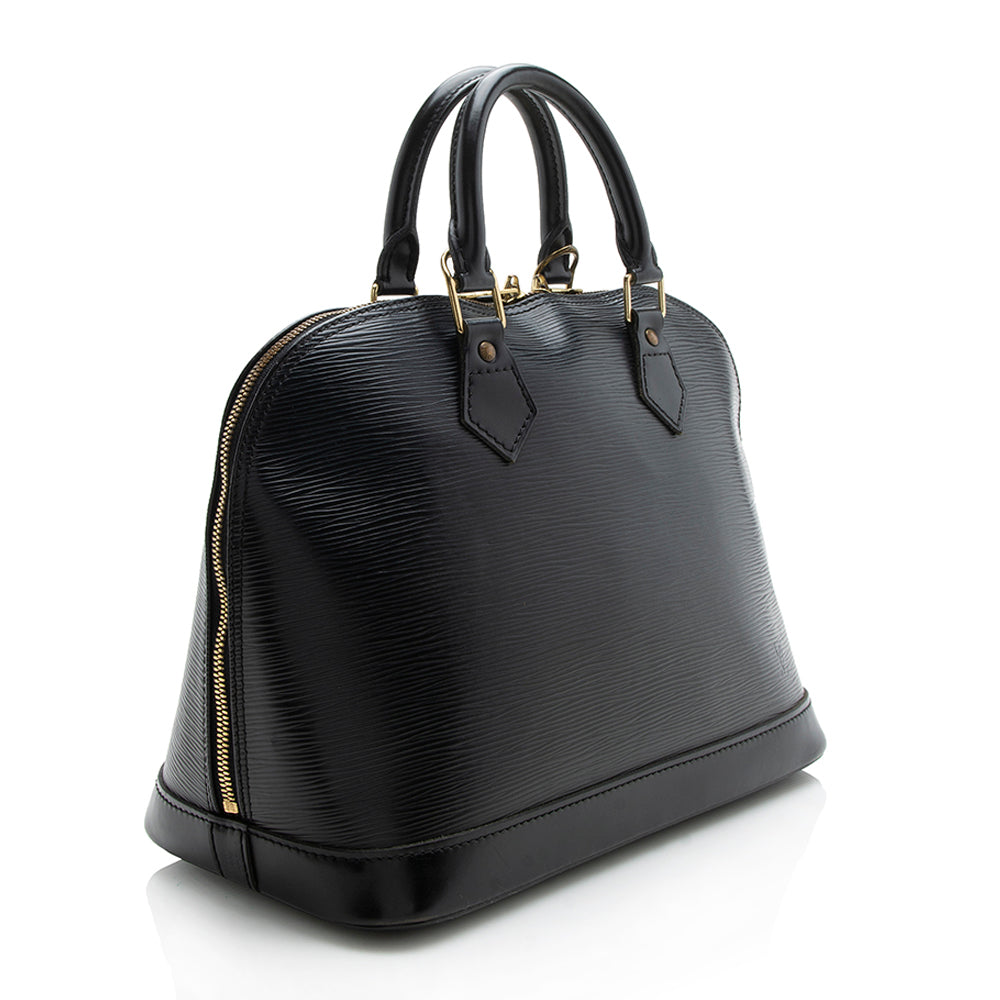 Louis Vuitton Vintage Epi Leather Alma PM Satchel (SHF-12106)