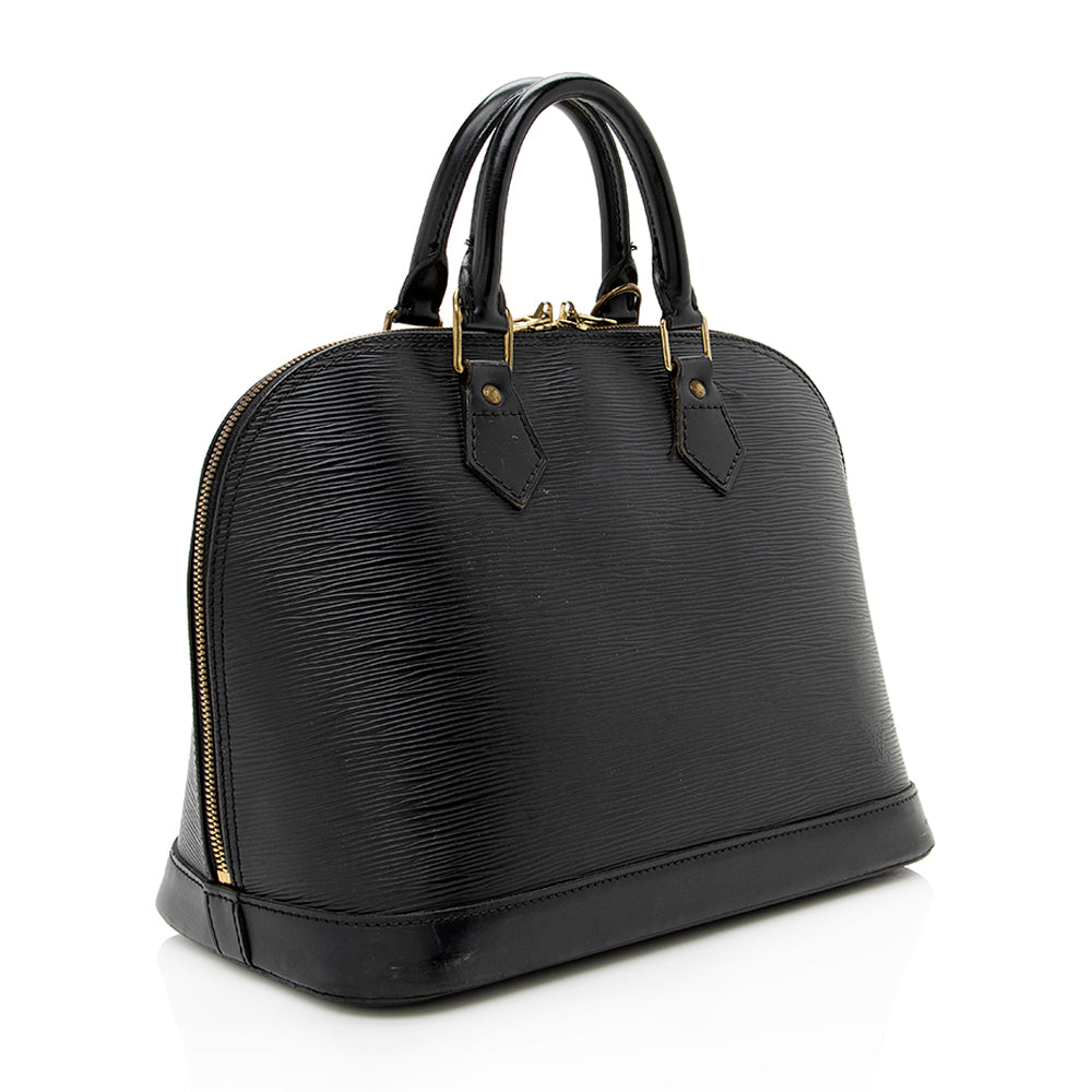 Louis Vuitton Vintage Epi Leather Alma PM Satchel (SHF-15701)