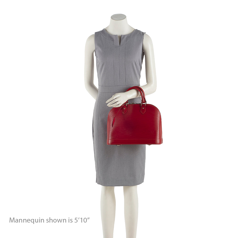 Louis Vuitton Epi Leather Alma PM Satchel (SHF-18700)