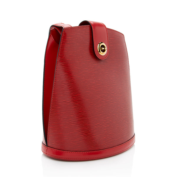 Louis Vuitton Cluny Leather Shoulder Bag (pre-owned) in Red