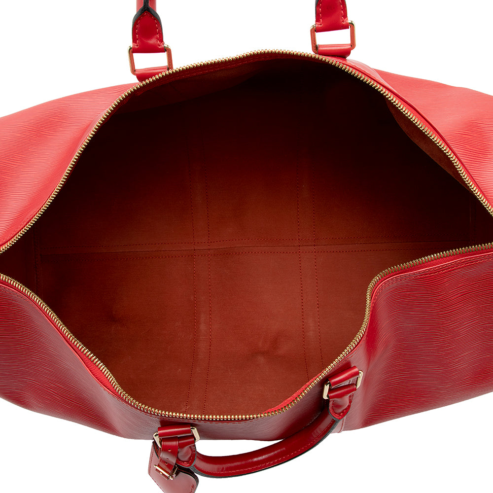 Louis Vuitton Vintage Epi Leather Keepall 55 Duffel Bag (SHF-21452)