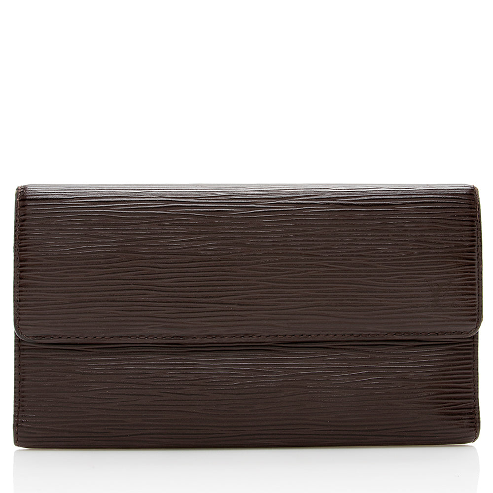 Louis Vuitton Vintage Epi Leather Porte Tresor International Wallet - FINAL SALE (SHF-14358)